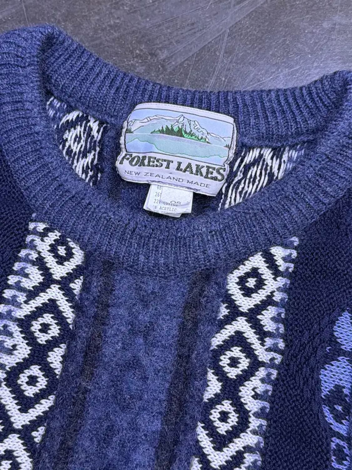 Forest Lakes 포레스트 레이크스 뉴질랜드 케이블 패턴 니트 F 상품이미지3