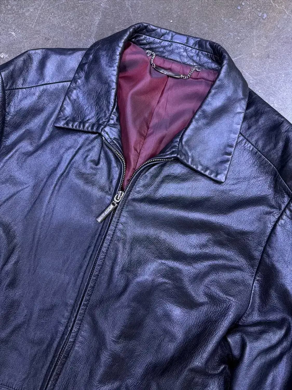 디데이 빈티지 소가죽 싱글 미드 레더자켓 105 상품이미지3