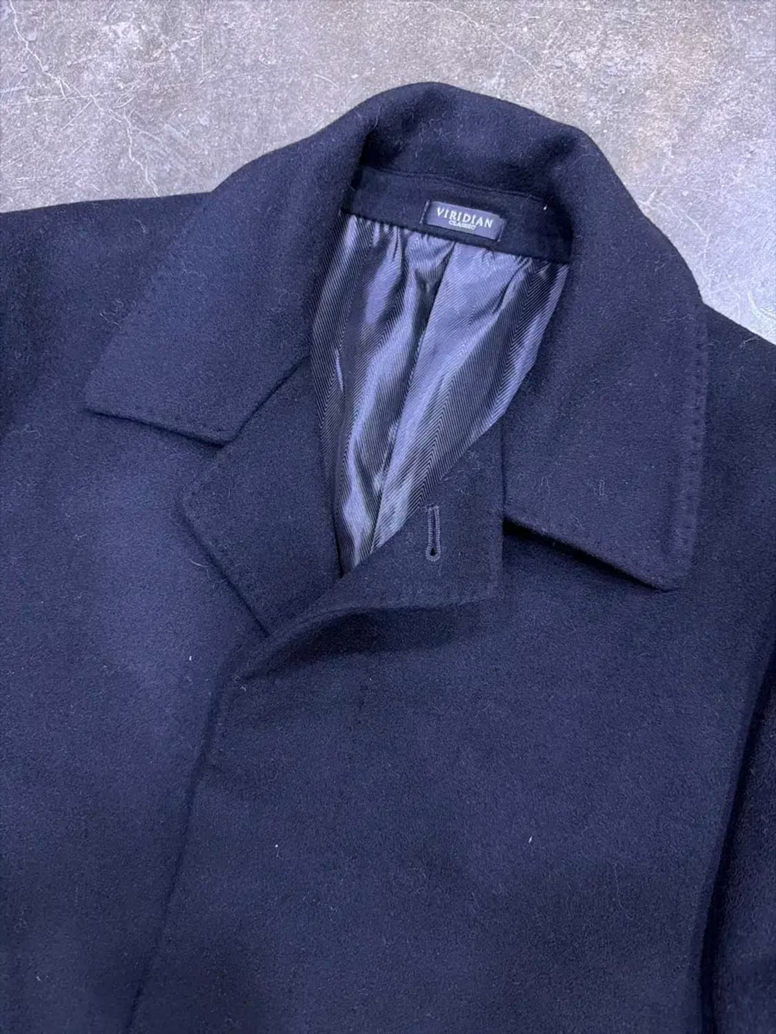 VIRIDIAN 버디안 클래식 심플 클래식 울 발마칸 코트 100 상품이미지3