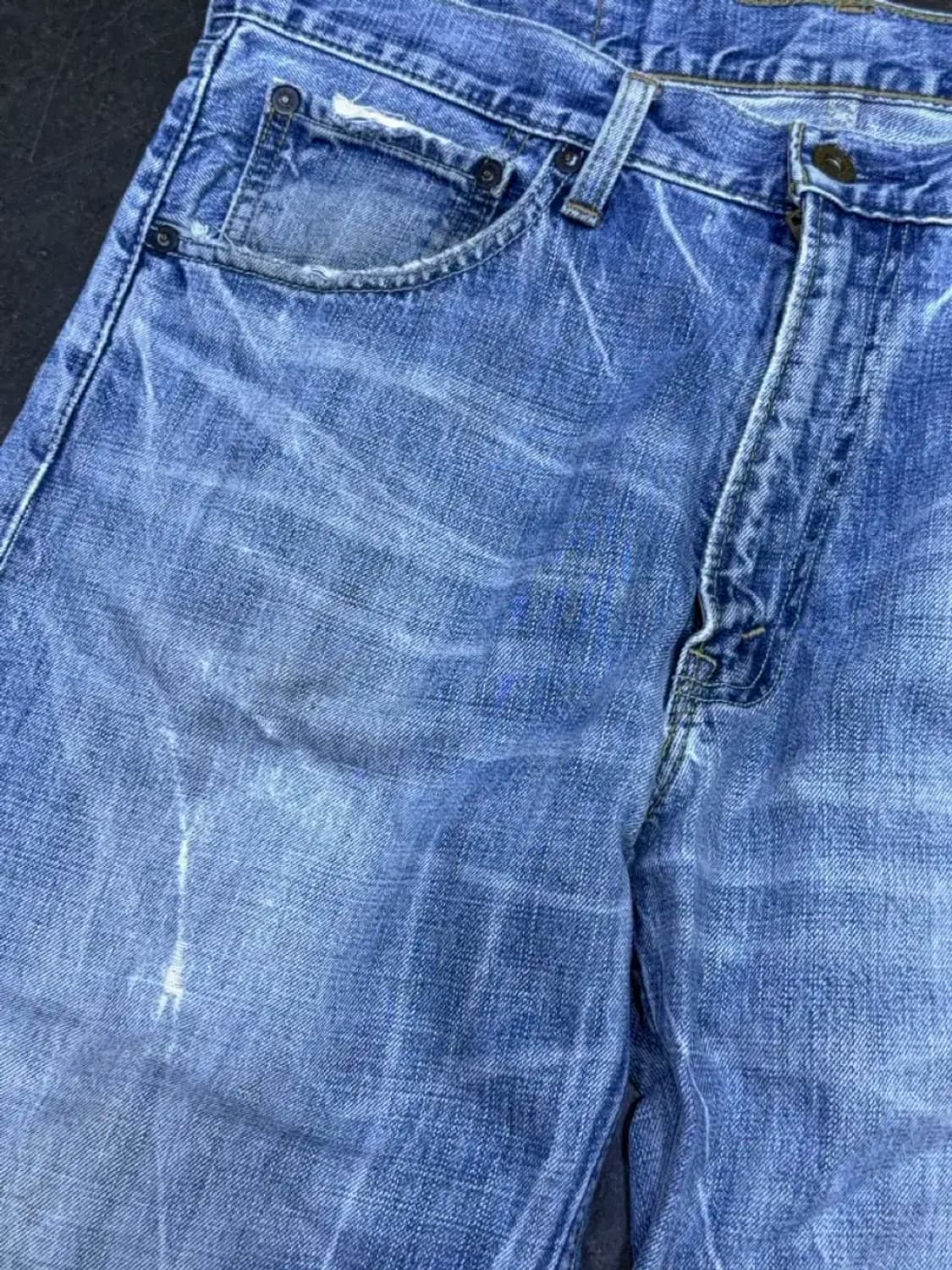리바이스 503 빈티지 워싱 레귤러 스트레이트핏 데님팬츠 33 상품이미지4