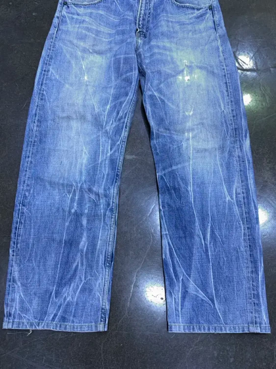 리바이스 503 빈티지 워싱 레귤러 스트레이트핏 데님팬츠 33 상품이미지6