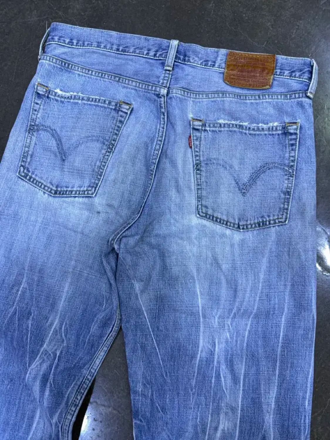 리바이스 503 빈티지 워싱 레귤러 스트레이트핏 데님팬츠 33 상품이미지7