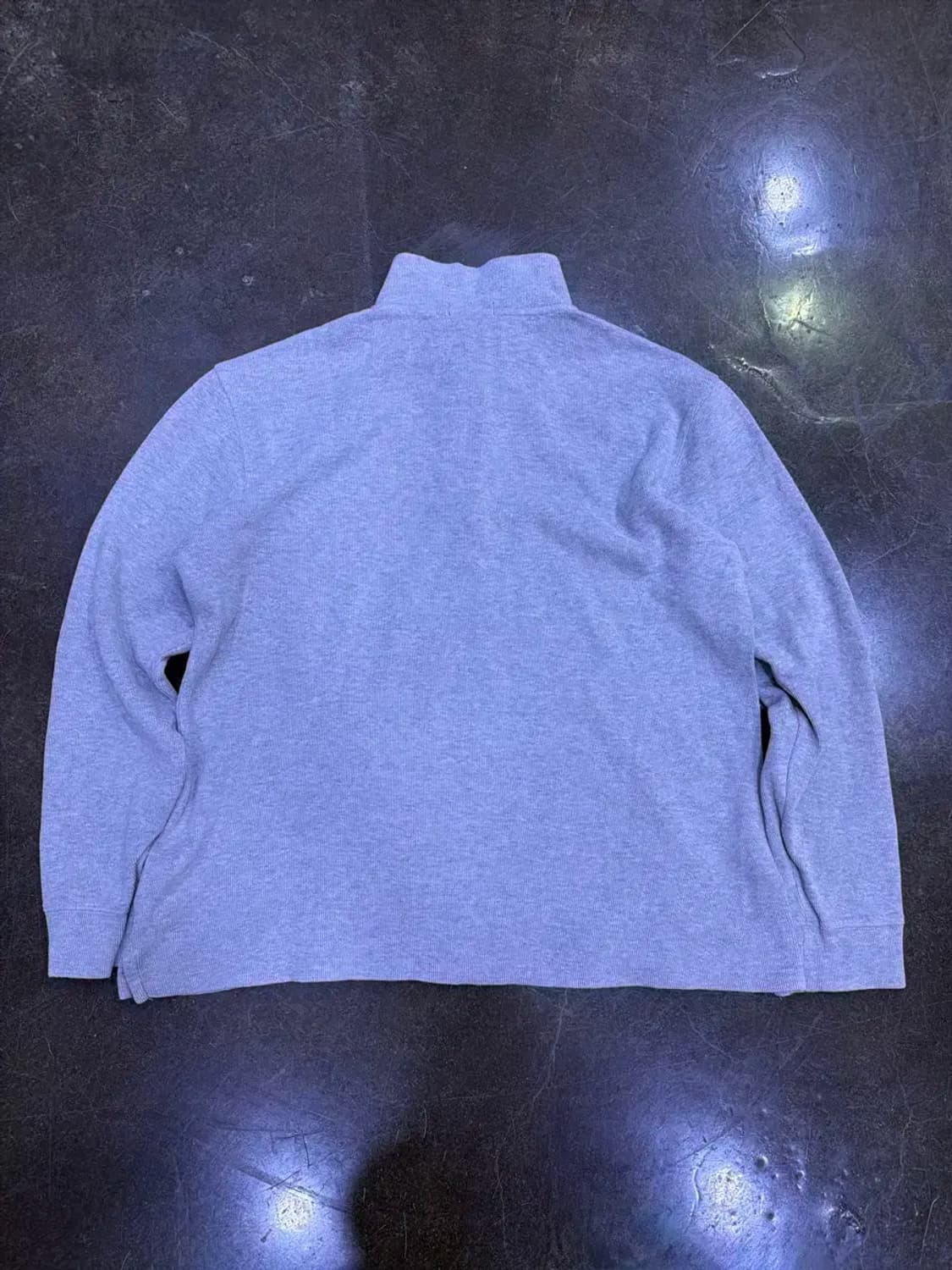 폴로 랄프로렌 하프집업 니트 스웨터 그레이 XL 상품이미지2