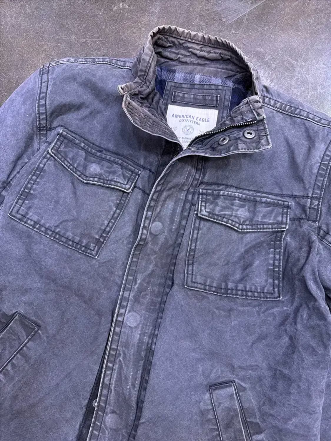 아메리칸이글 아웃피터스 빈티지 워싱 워크자켓 M 상품이미지4