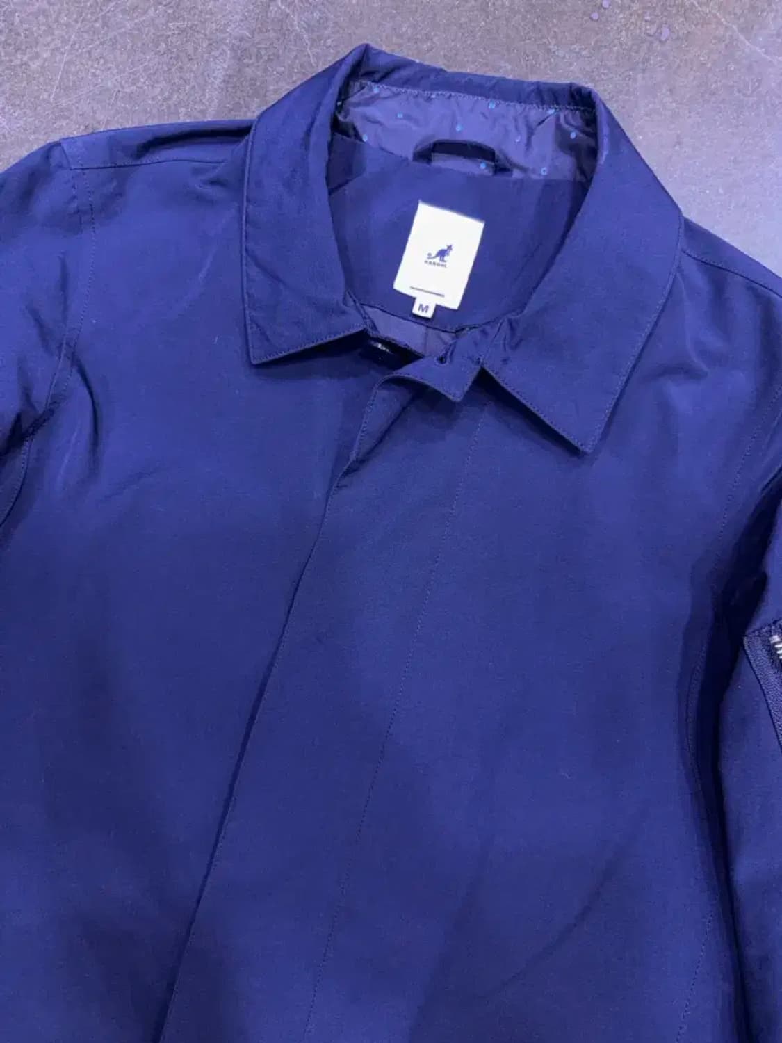 캉골 맥코트 발마칸 트렌치코트 네이비 M 상품이미지3