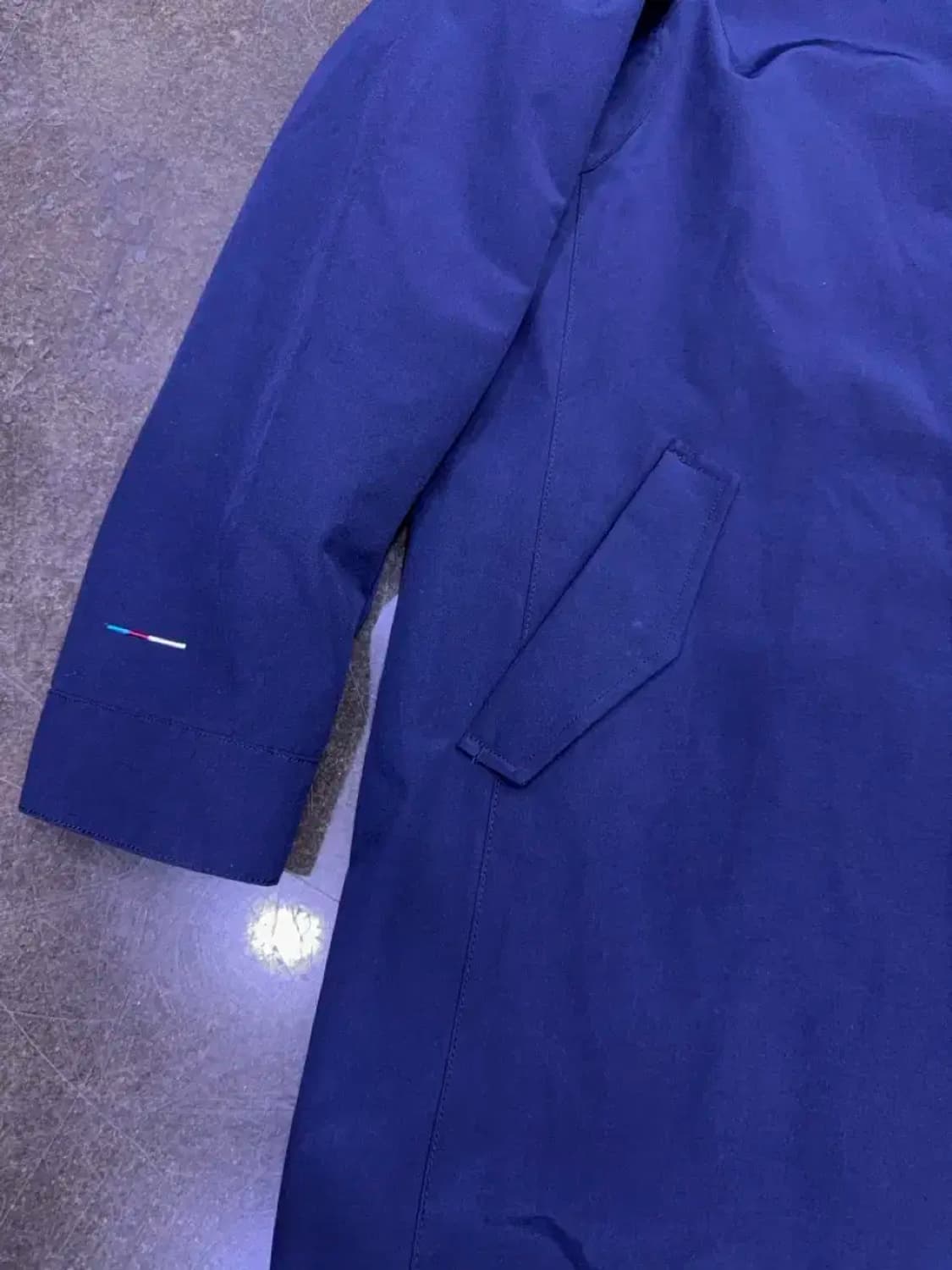 캉골 맥코트 발마칸 트렌치코트 네이비 M 상품이미지6