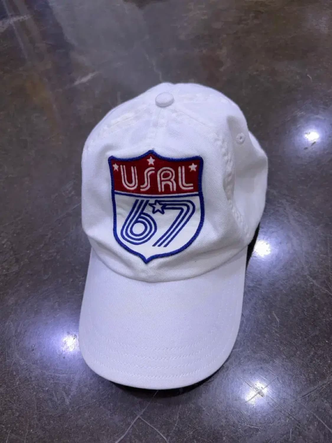 폴로 진스 랄프로렌 USRL 67 화이트 볼캡 모자 상품이미지2