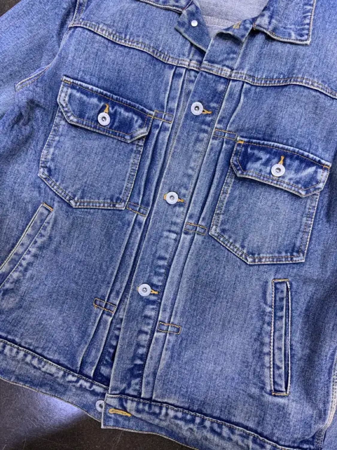 유니폼브릿지 2세대 2nd 데님자켓 라이트 인디고 L 상품이미지4