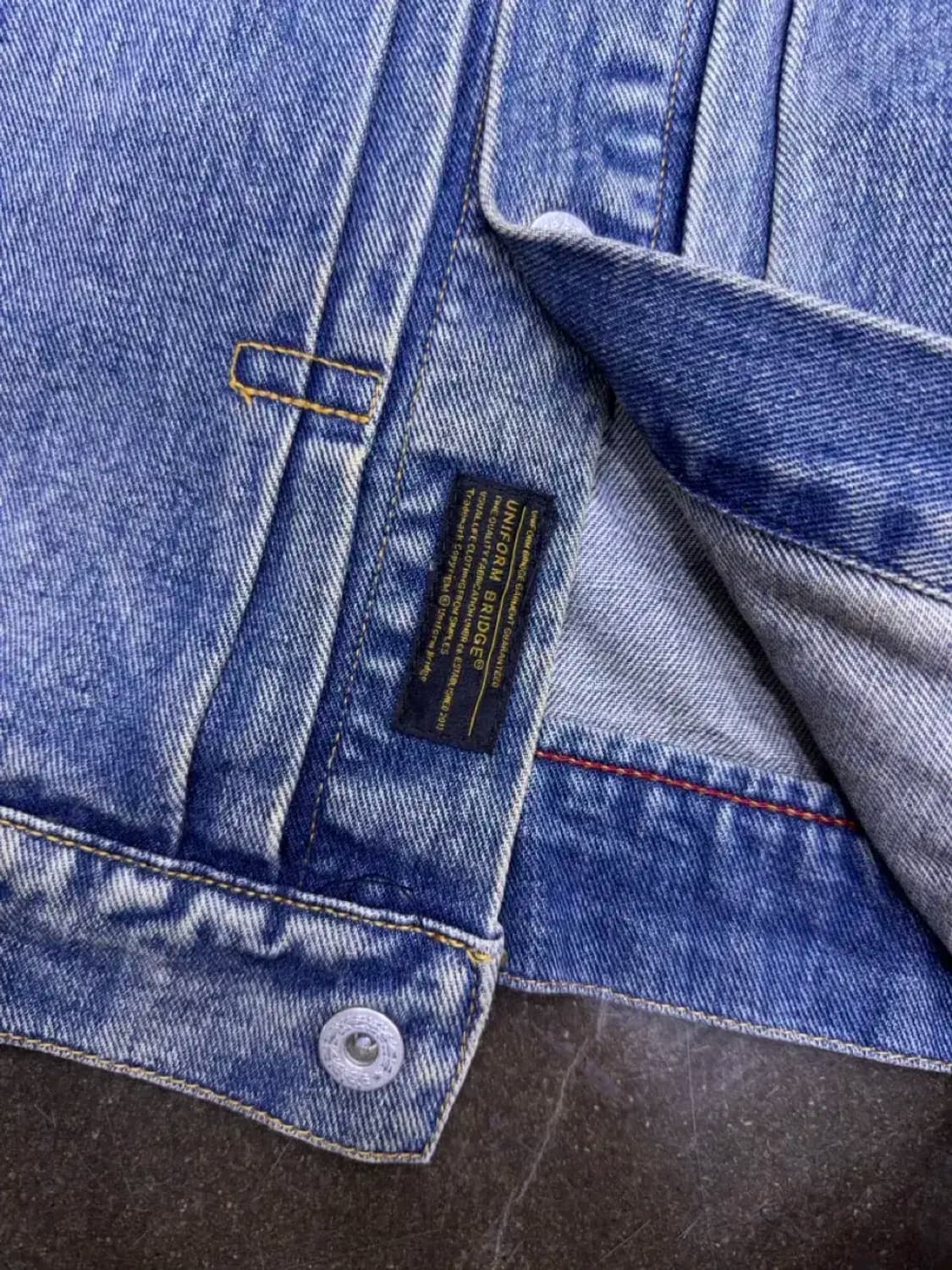 유니폼브릿지 2세대 2nd 데님자켓 라이트 인디고 L 상품이미지6