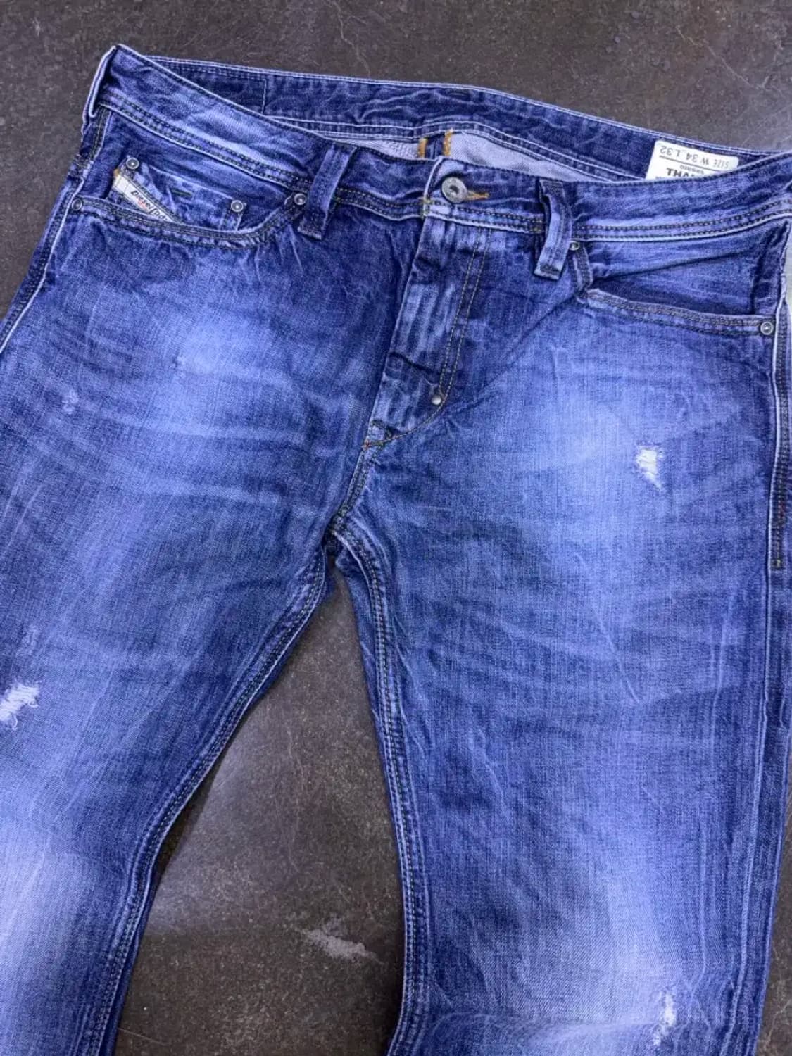 디젤 타나즈 빈티지 워싱 데미지진 청바지 데님팬츠 34 상품이미지3