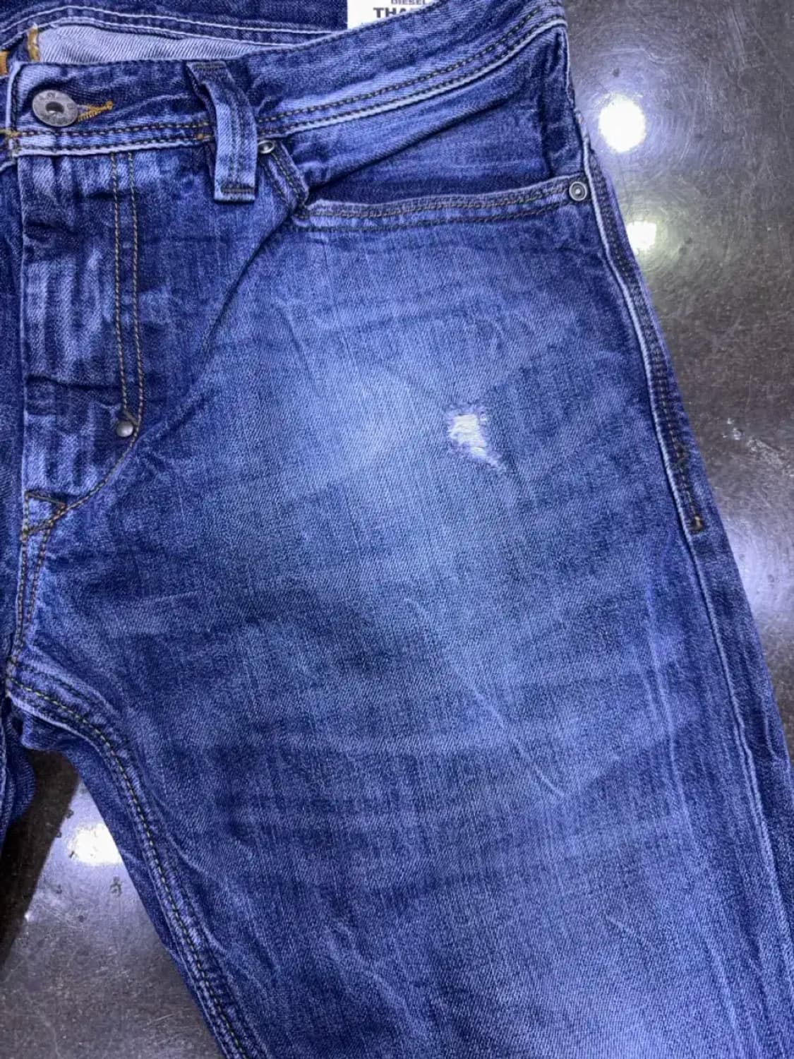 디젤 타나즈 빈티지 워싱 데미지진 청바지 데님팬츠 34 상품이미지5