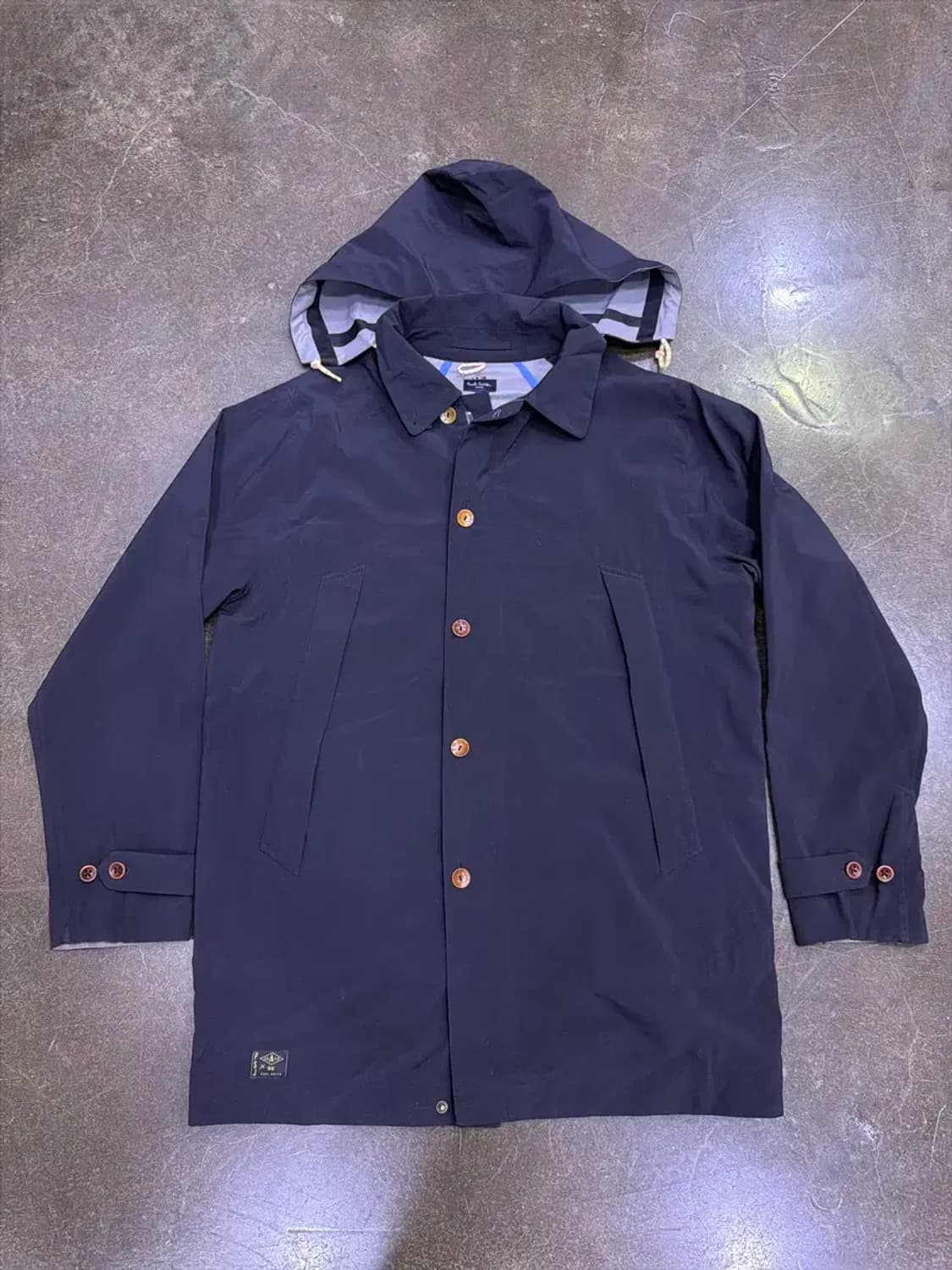 폴스미스 워터루프 후드 레인코트 블랙 L 상품이미지1