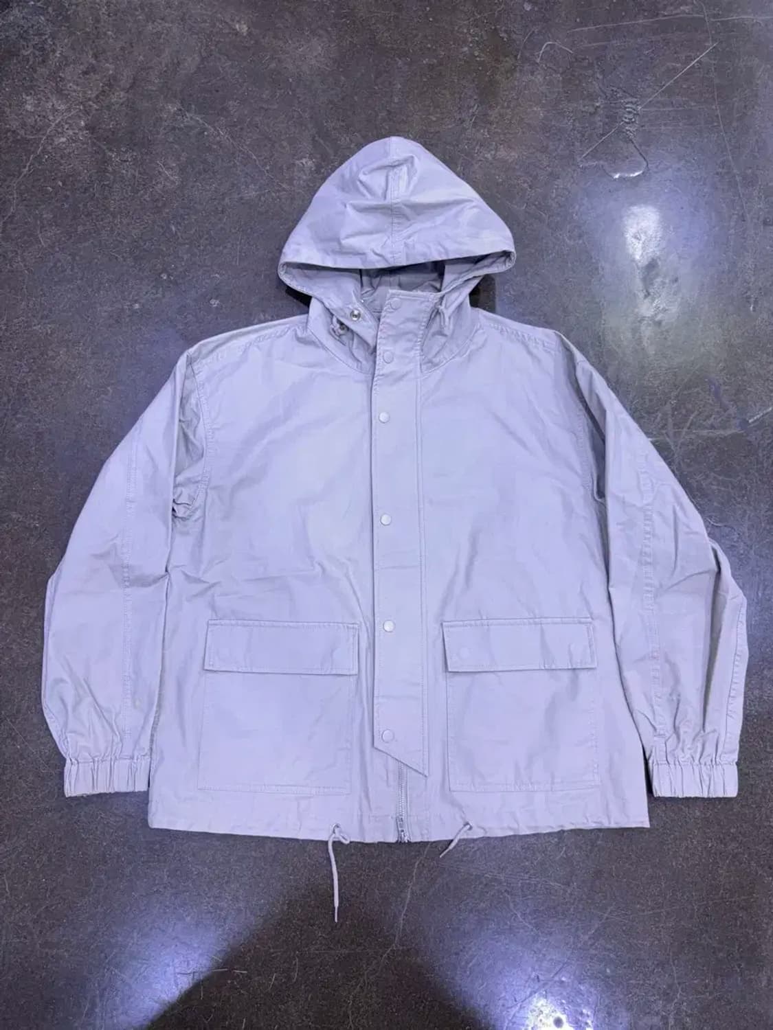 파르티멘토 코드 후드 집업 자켓 스모크레이 L 상품이미지5