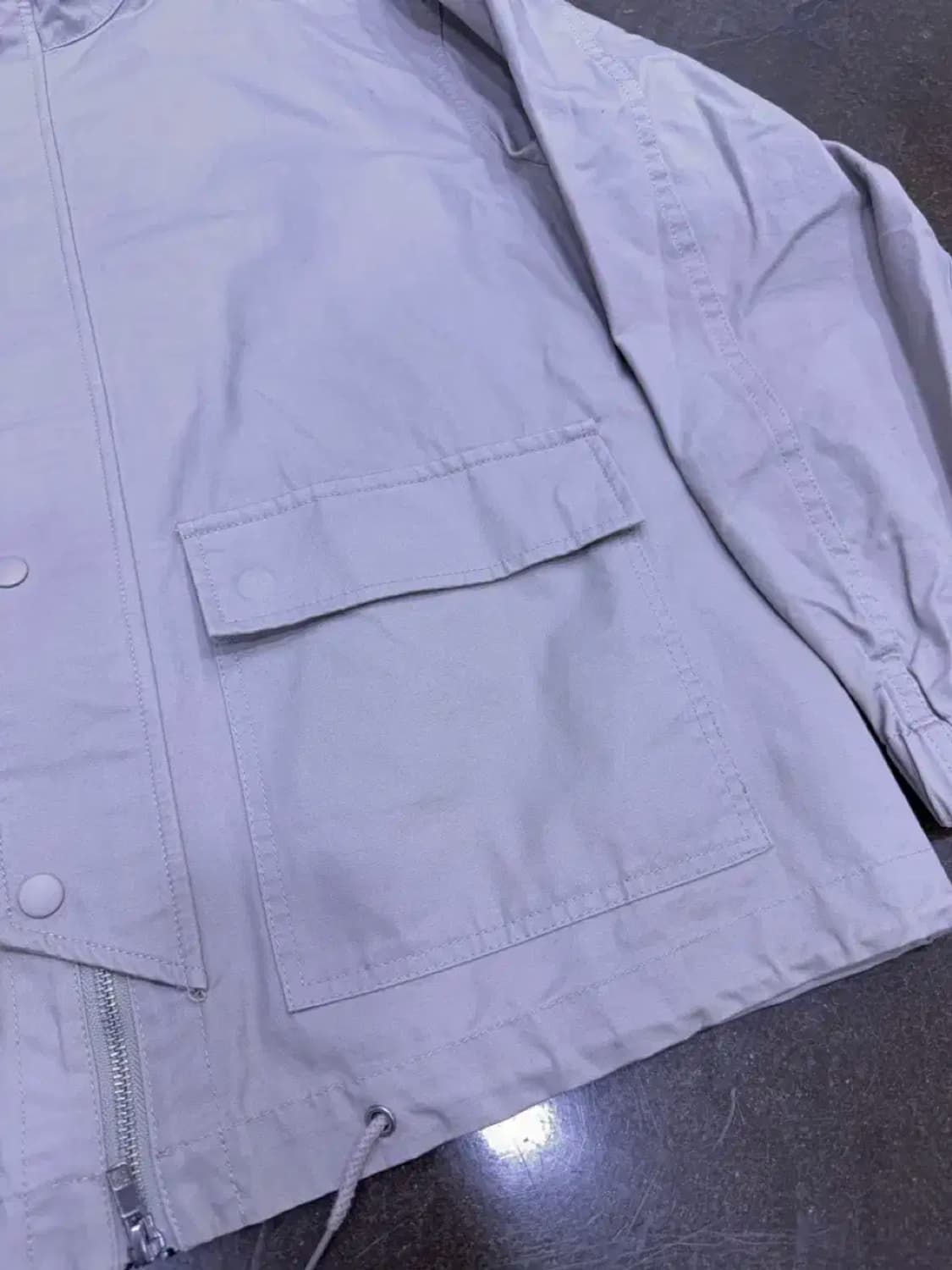 파르티멘토 코드 후드 집업 자켓 스모크레이 L 상품이미지9