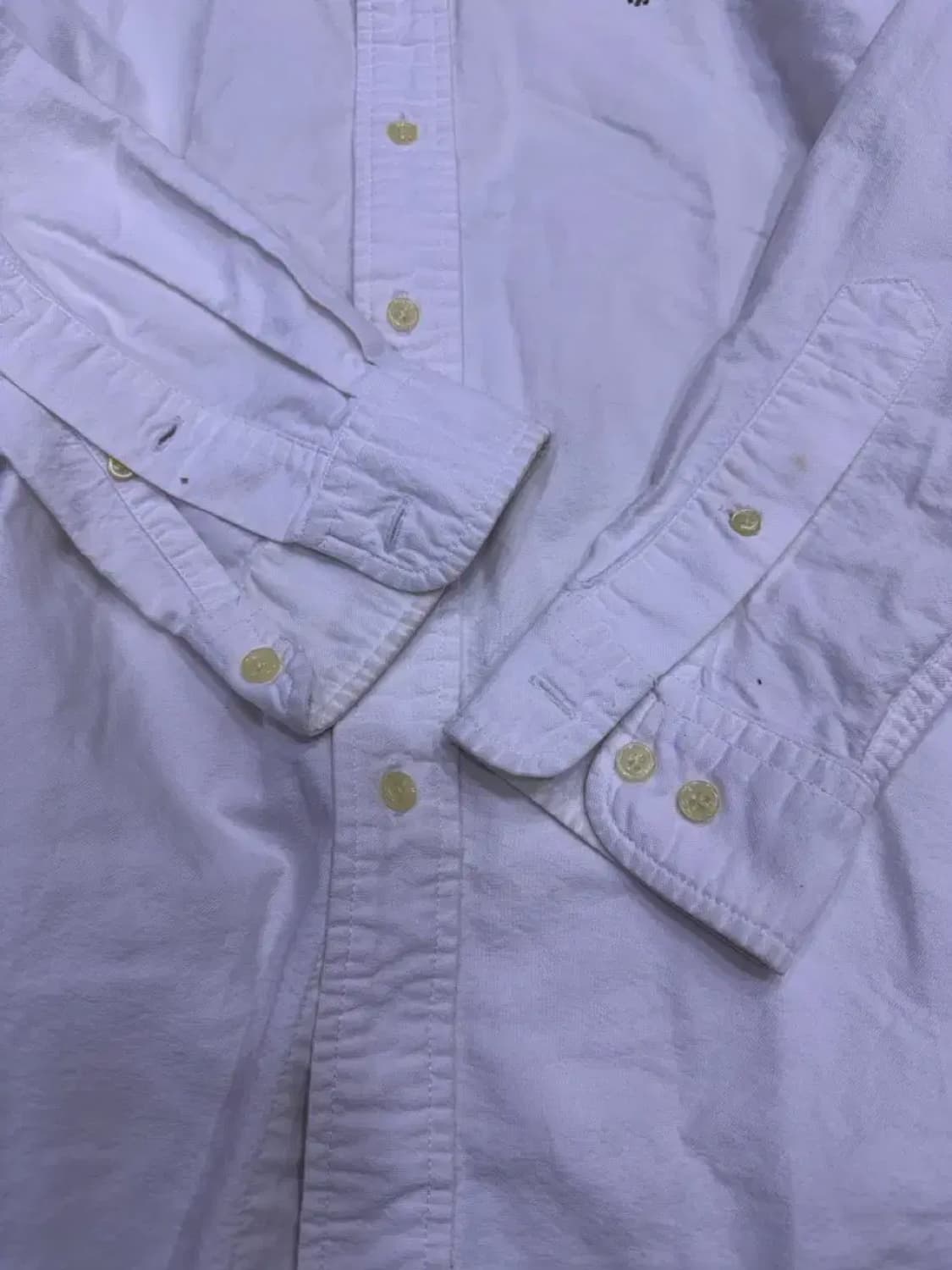 폴로 랄프로렌 커스텀핏 옥스포드 셔츠 화이트 셔츠 S 상품이미지5