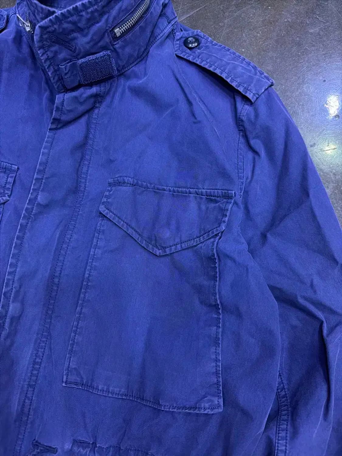 데님앤서플라이 필드 야상자켓 M65 성조기 네이비 M 상품이미지4