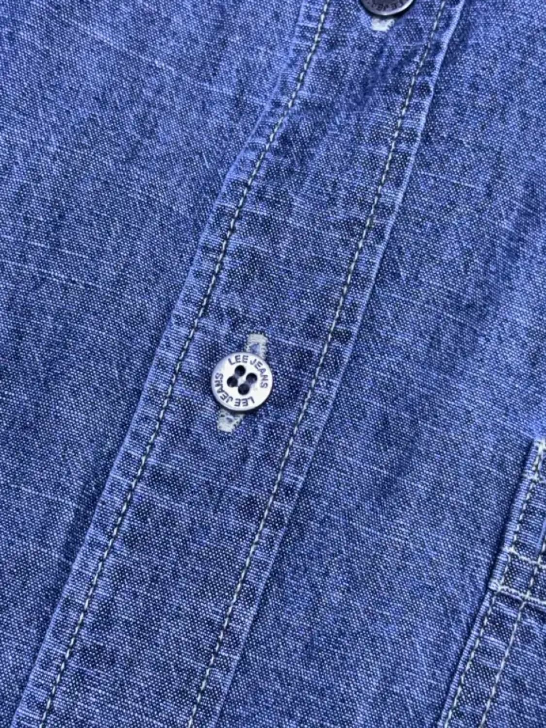 Lee 샴브레이 셔츠 042 데님남방 청셔츠 100 상품이미지6