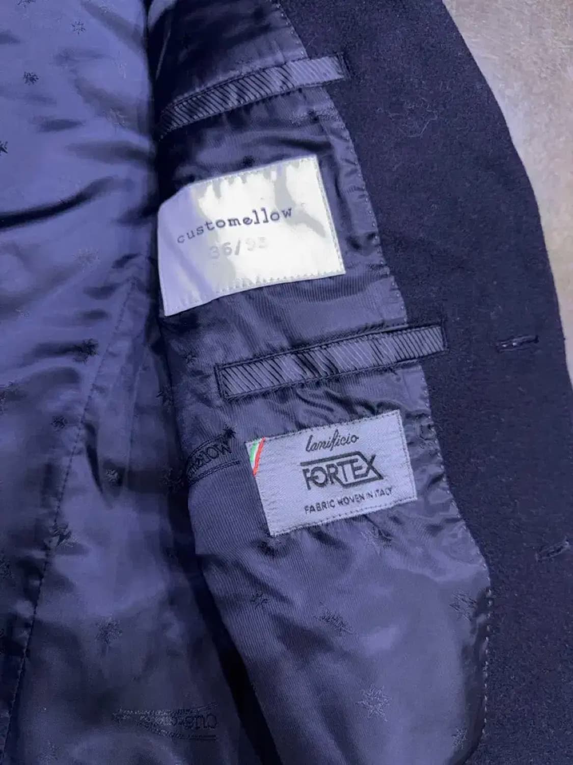 커스텀멜로우 Fortex 울 혼방 캐쥬얼 블레이저 자켓 95 상품이미지7