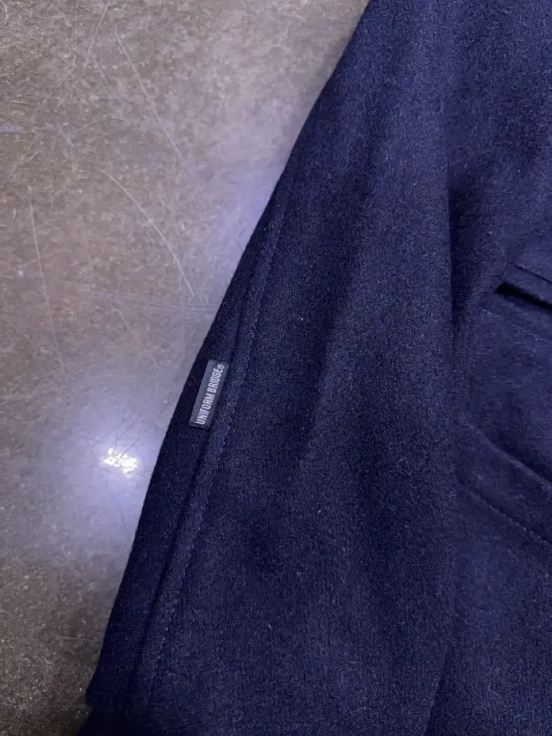 유니폼브릿지 울 포켓 하프코트 M 상품이미지5