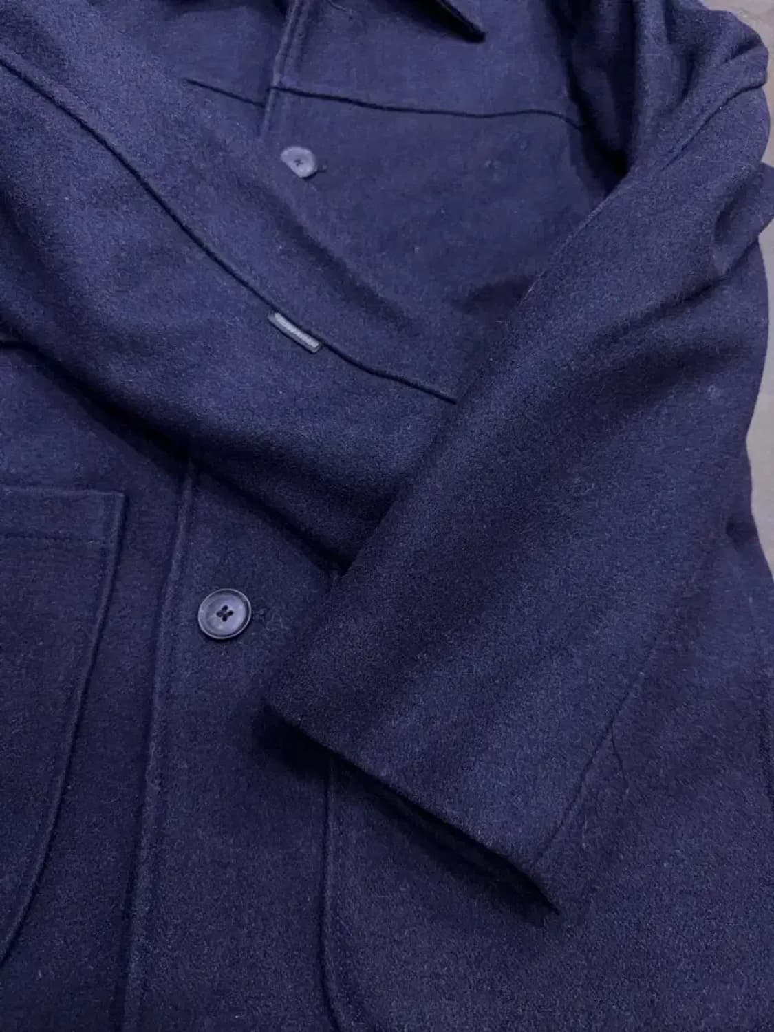 유니폼브릿지 울 포켓 하프코트 M 상품이미지6