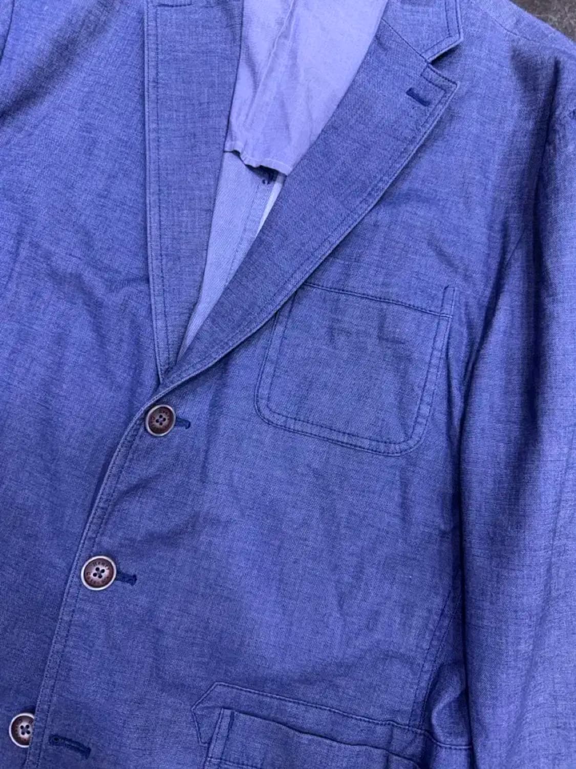 헨리코튼 클래식핏 싱글 3버튼 코튼 혼방 스포츠 자켓 105 상품이미지4