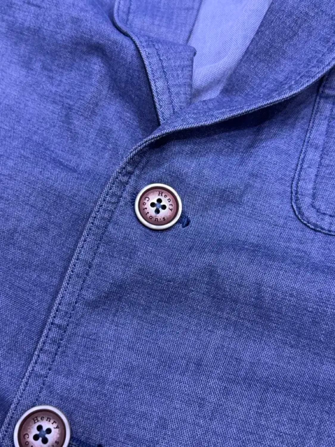 헨리코튼 클래식핏 싱글 3버튼 코튼 혼방 스포츠 자켓 105 상품이미지7