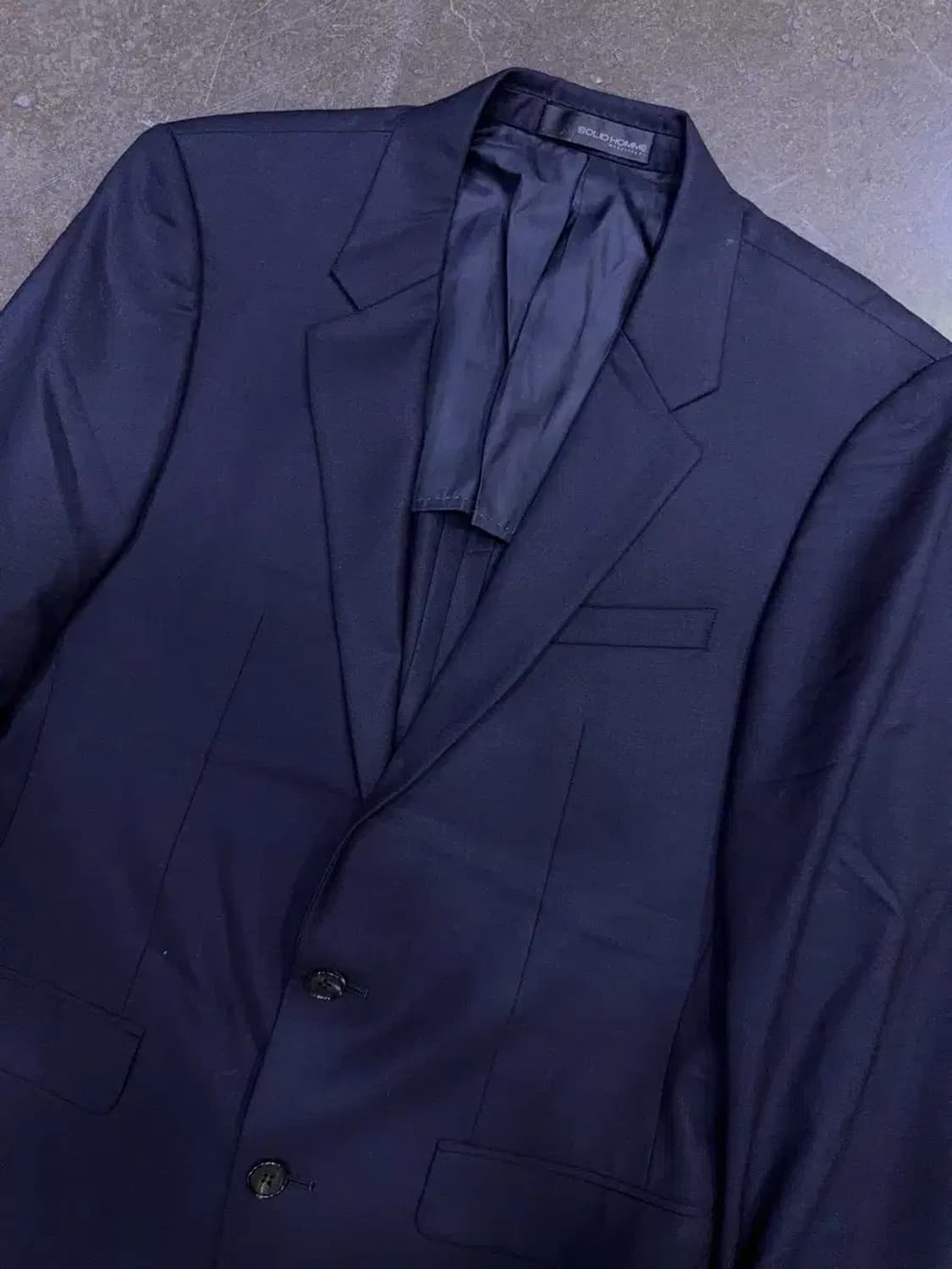 솔리드옴므 우영미 슬림 싱글 투버튼 블레이저 자켓 100 상품이미지3