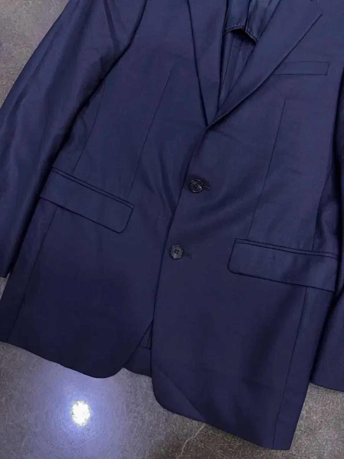 솔리드옴므 우영미 슬림 싱글 투버튼 블레이저 자켓 100 상품이미지4