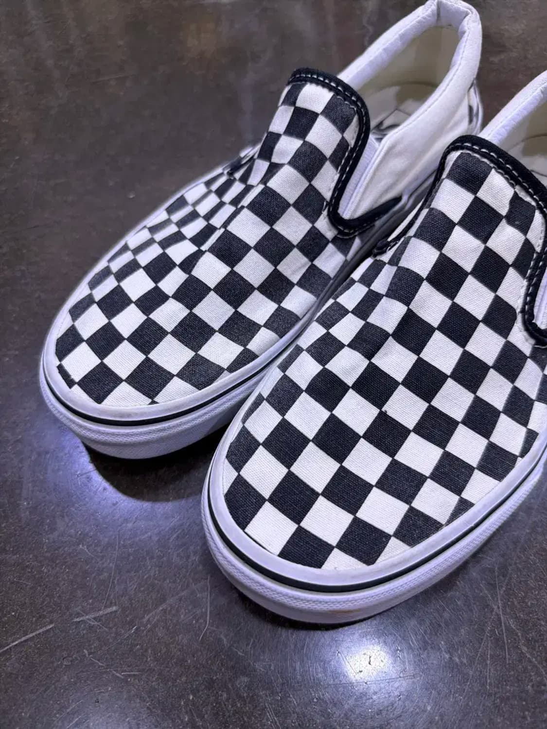 반스 체커보드 슬립온 스니커즈 260 상품이미지3