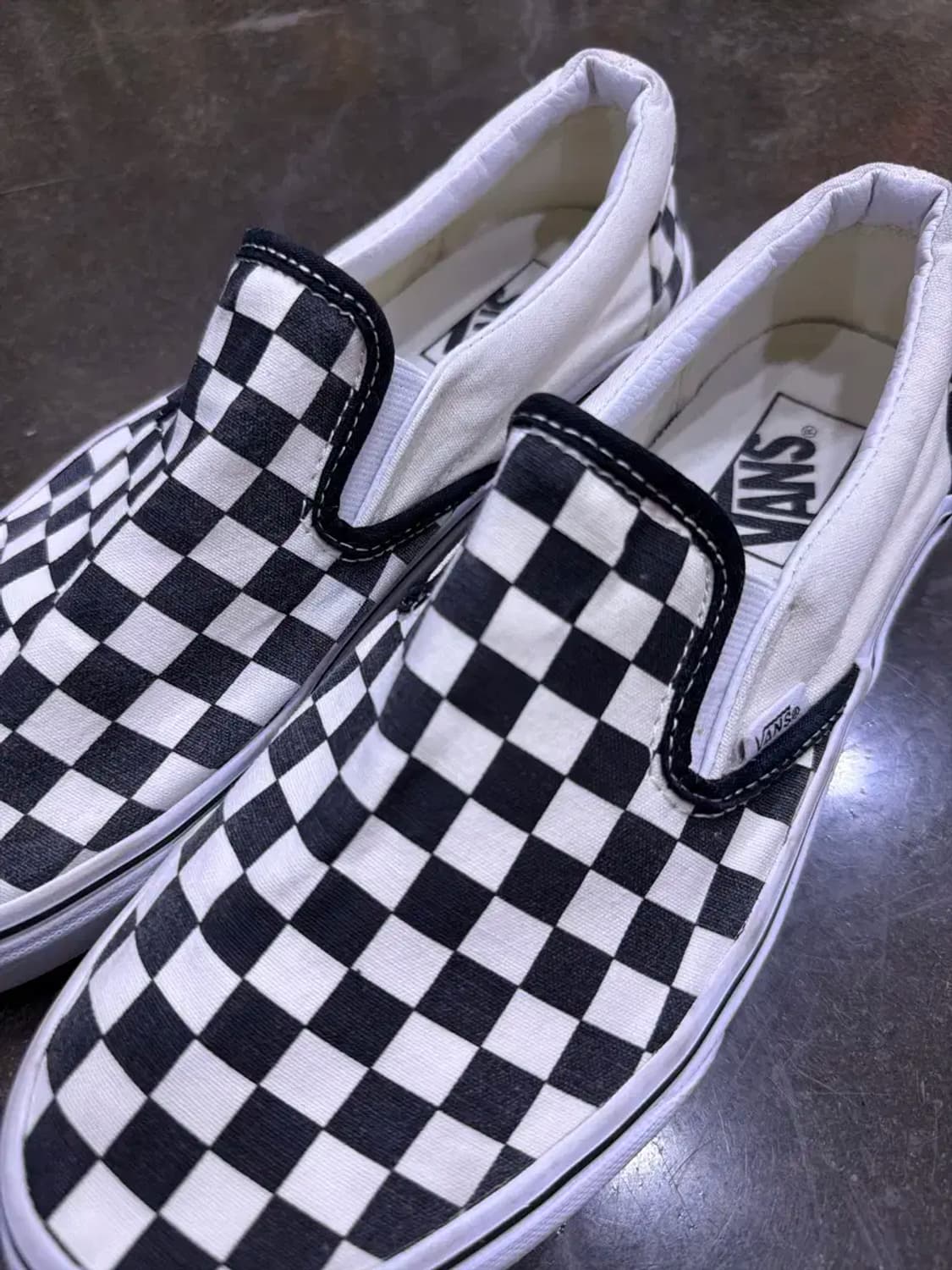 반스 체커보드 슬립온 스니커즈 260 상품이미지4