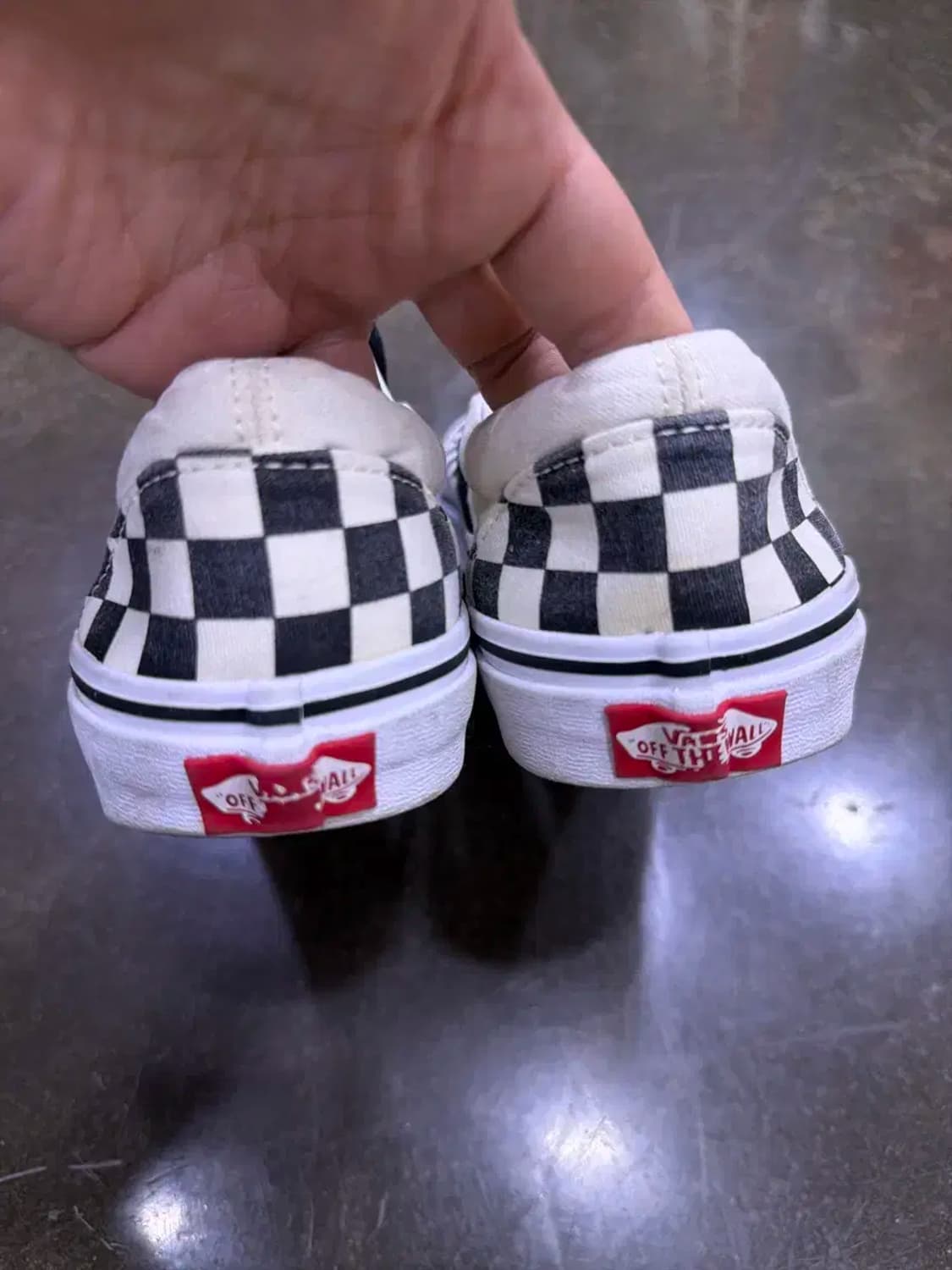 반스 체커보드 슬립온 스니커즈 260 상품이미지7