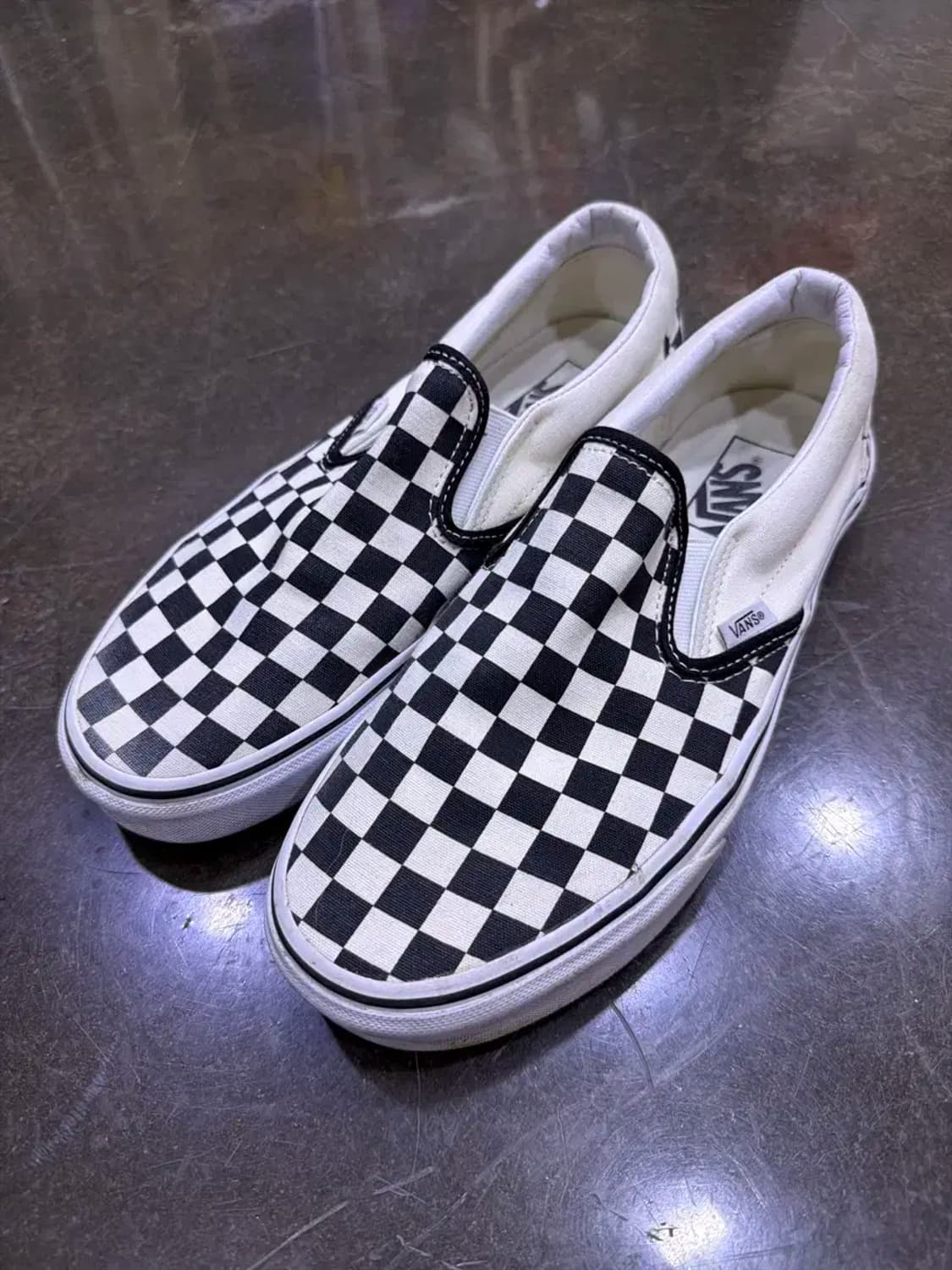 반스 체커보드 슬립온 스니커즈 265 상품이미지1