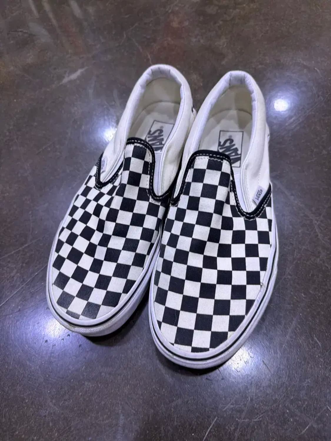 반스 체커보드 슬립온 스니커즈 265 상품이미지2