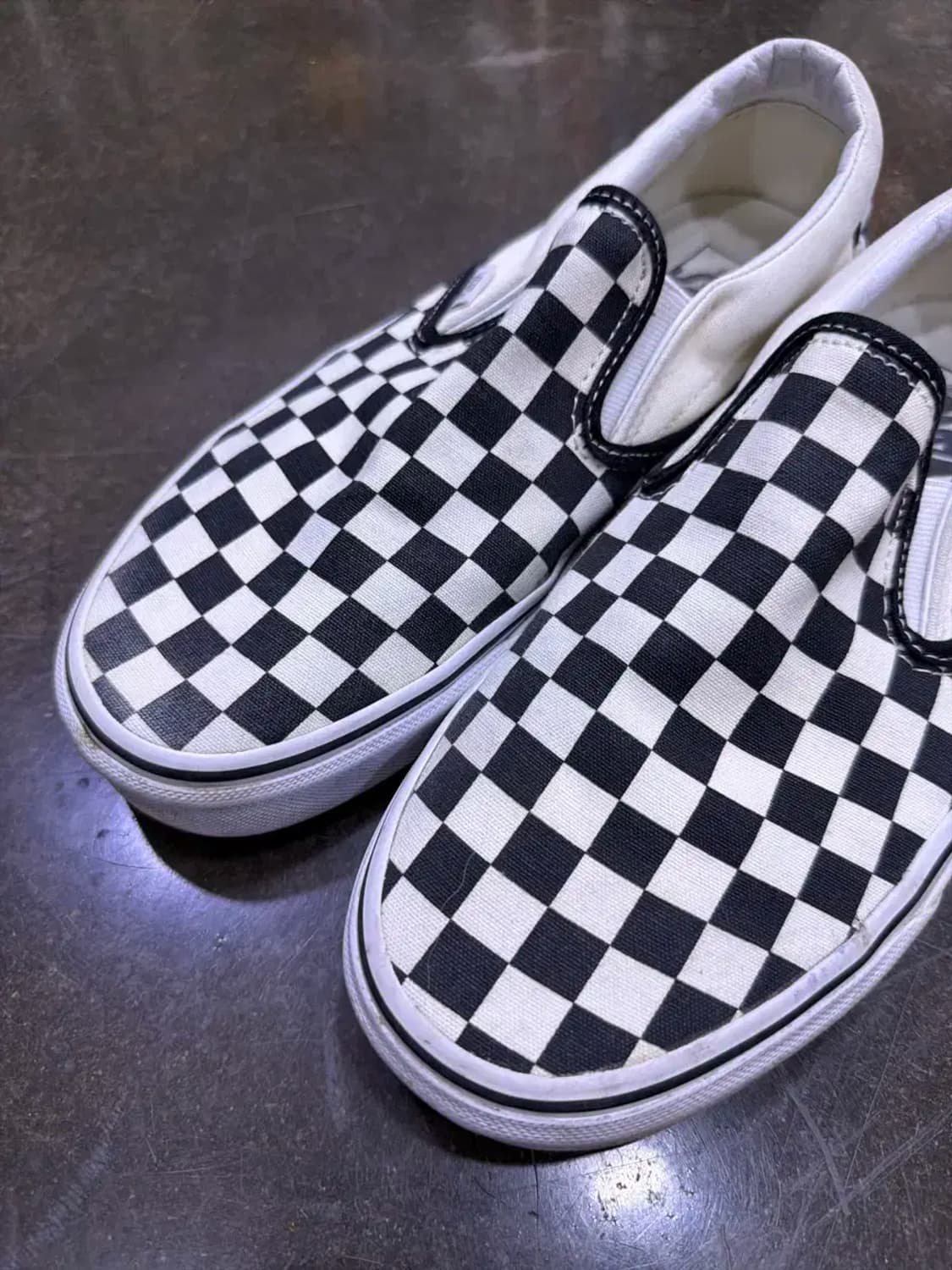 반스 체커보드 슬립온 스니커즈 265 상품이미지3