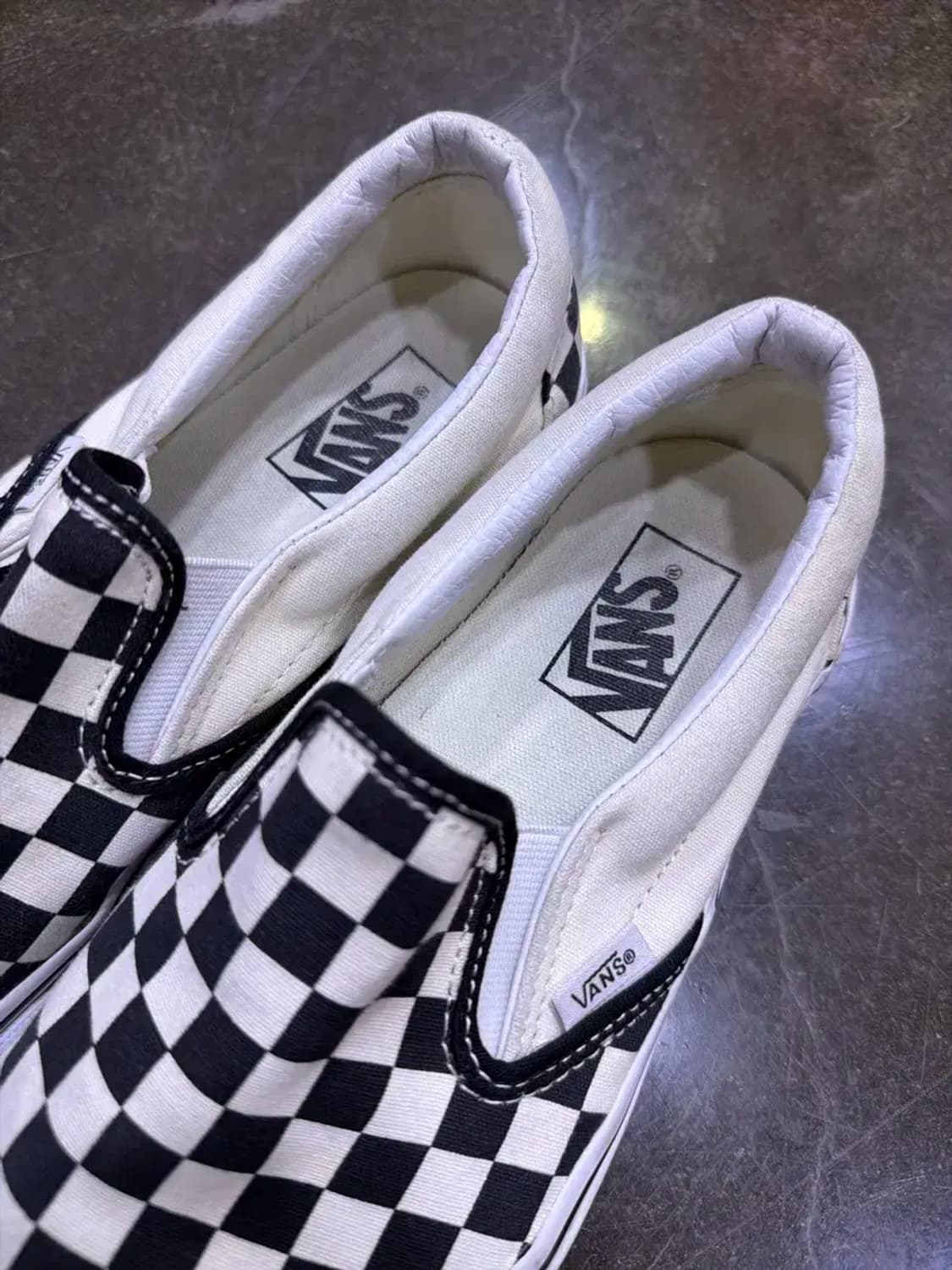 반스 체커보드 슬립온 스니커즈 265 상품이미지5