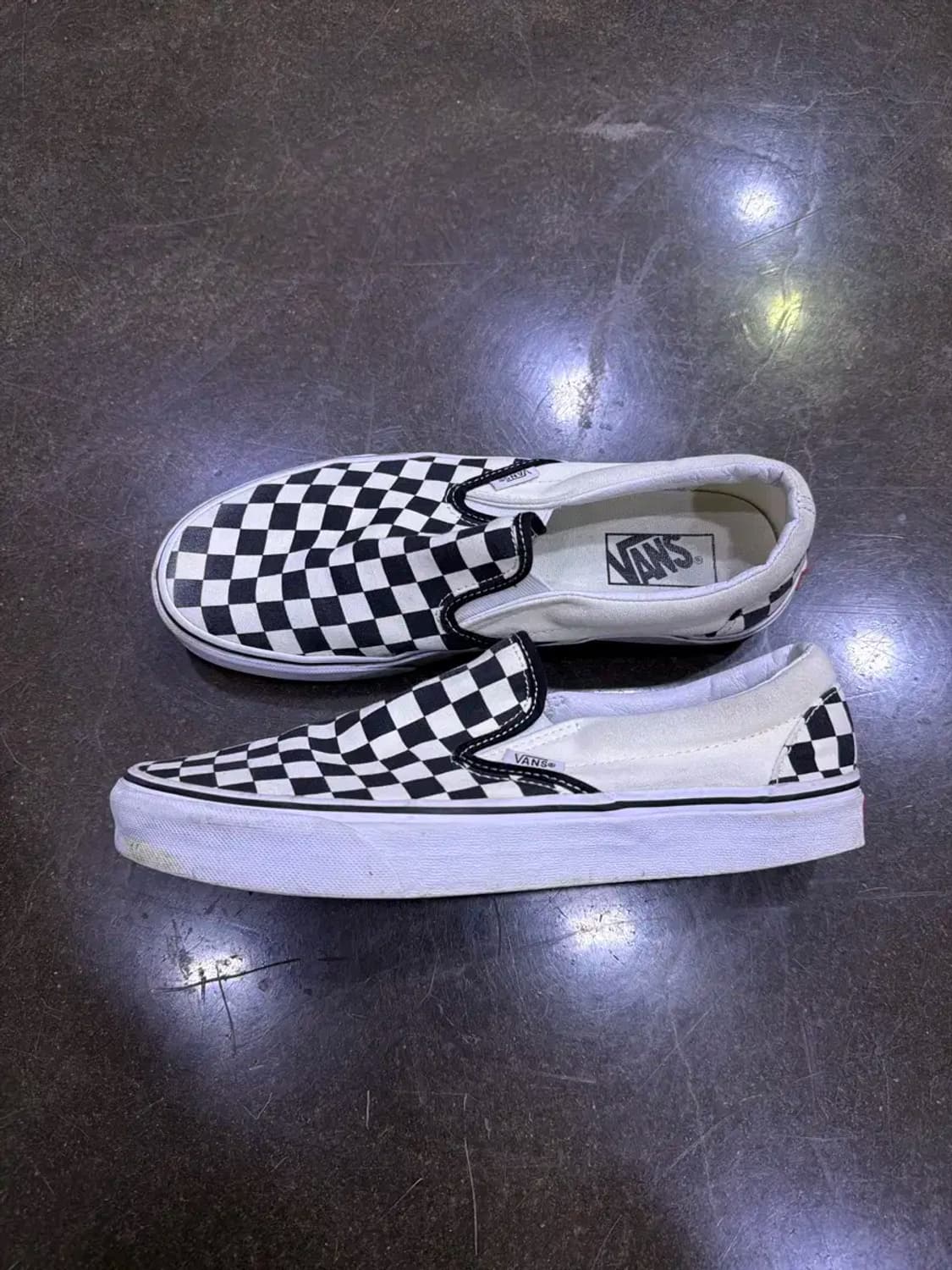 반스 체커보드 슬립온 스니커즈 265 상품이미지6