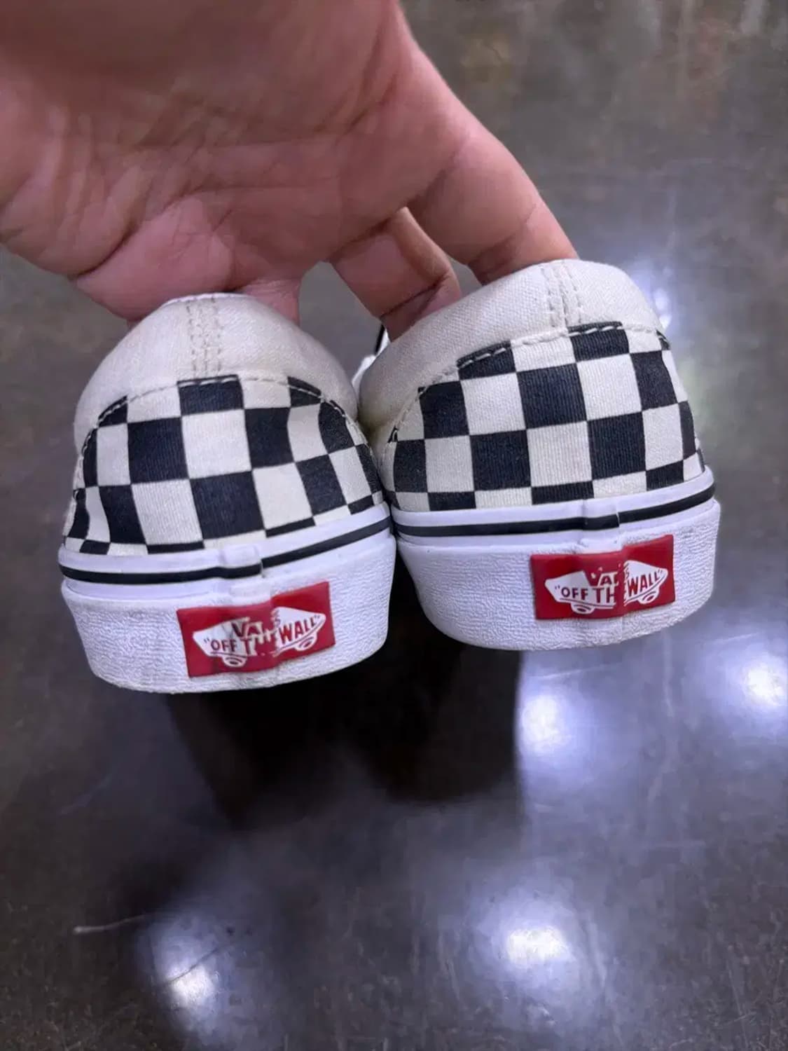 반스 체커보드 슬립온 스니커즈 265 상품이미지7