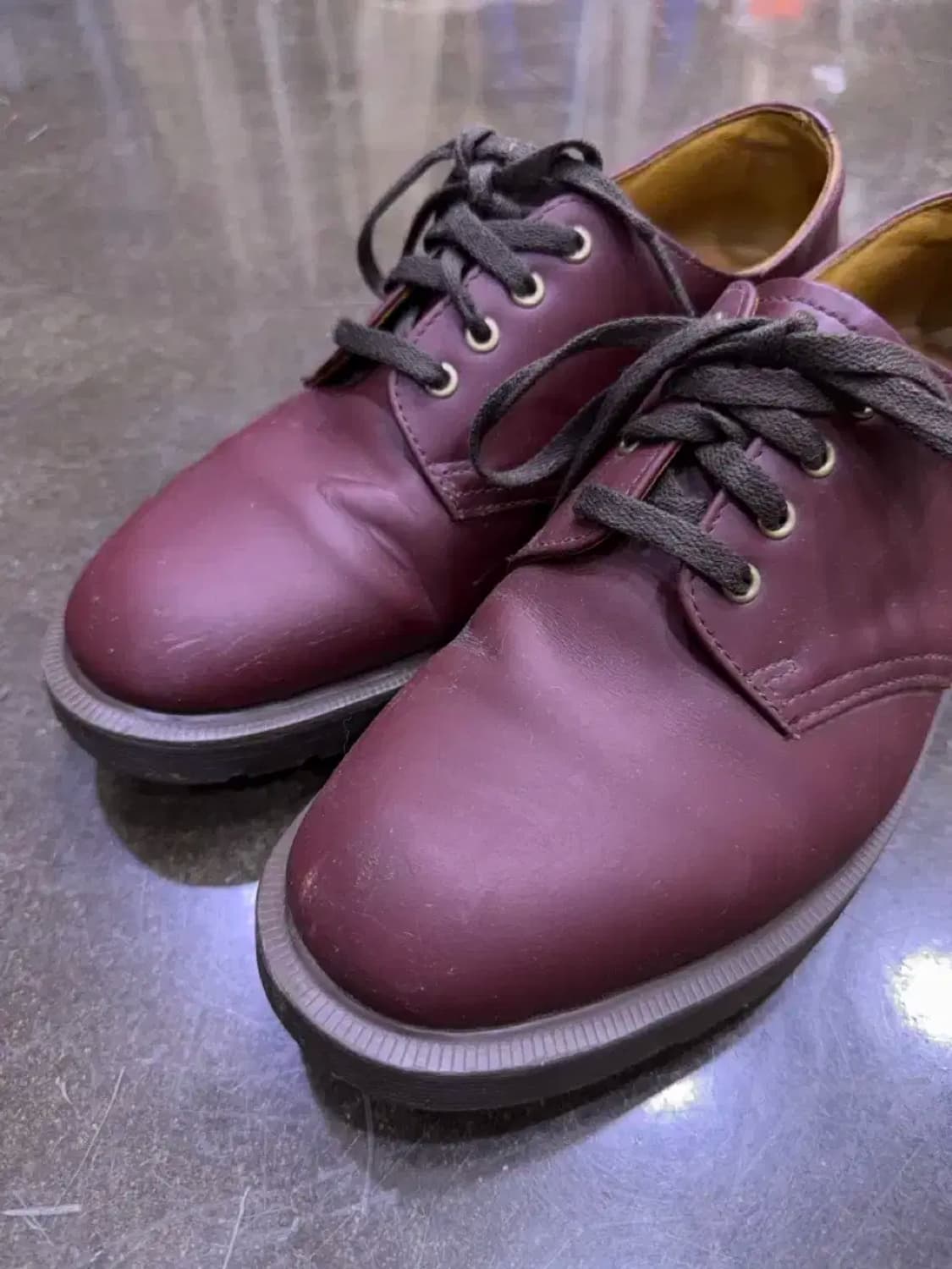 닥터마틴 스미스 더비슈즈 버건디 250 상품이미지3