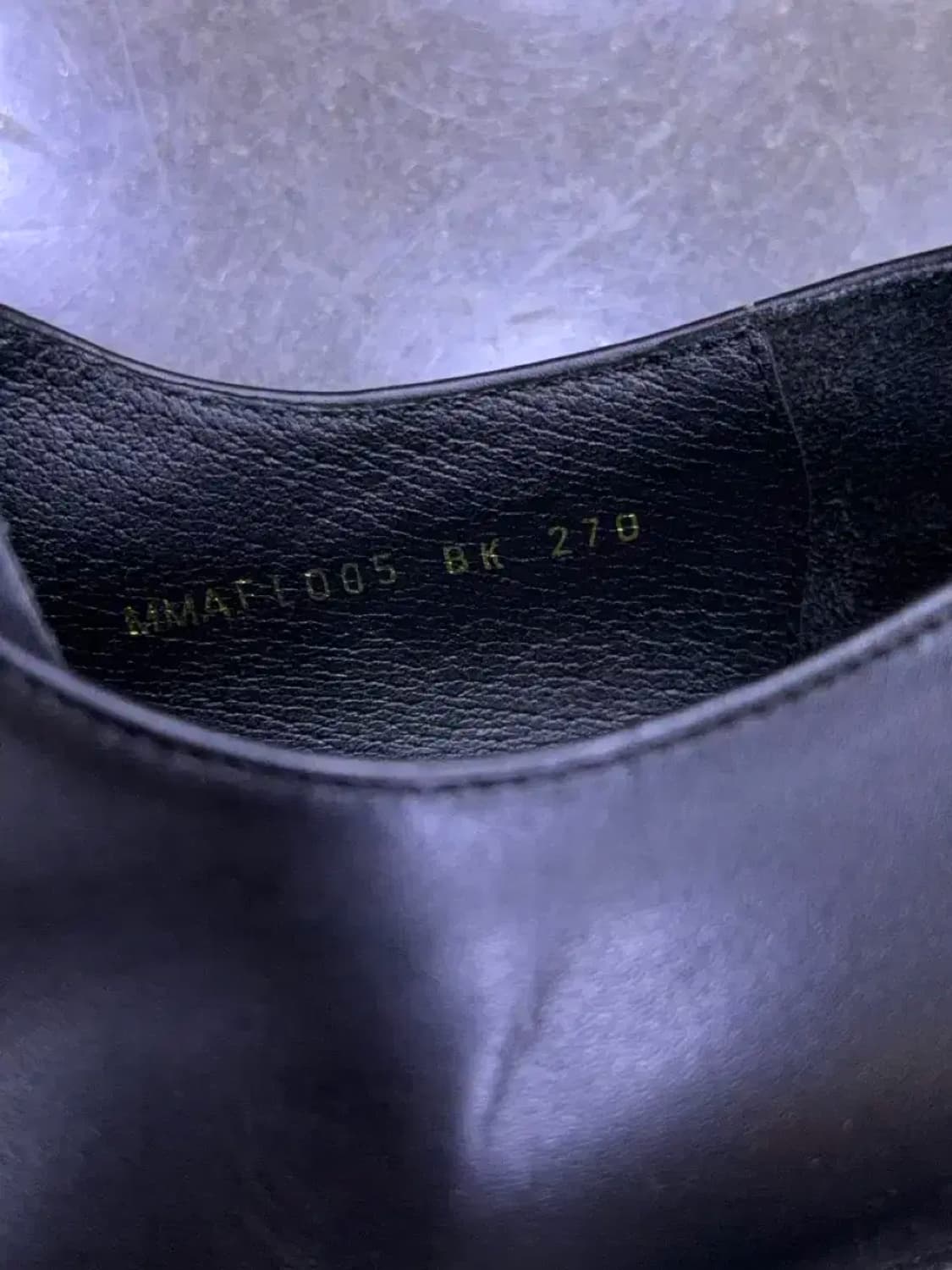 무신사스탠다드 플레인 더비 슈즈 구두 블랙 270 상품이미지10