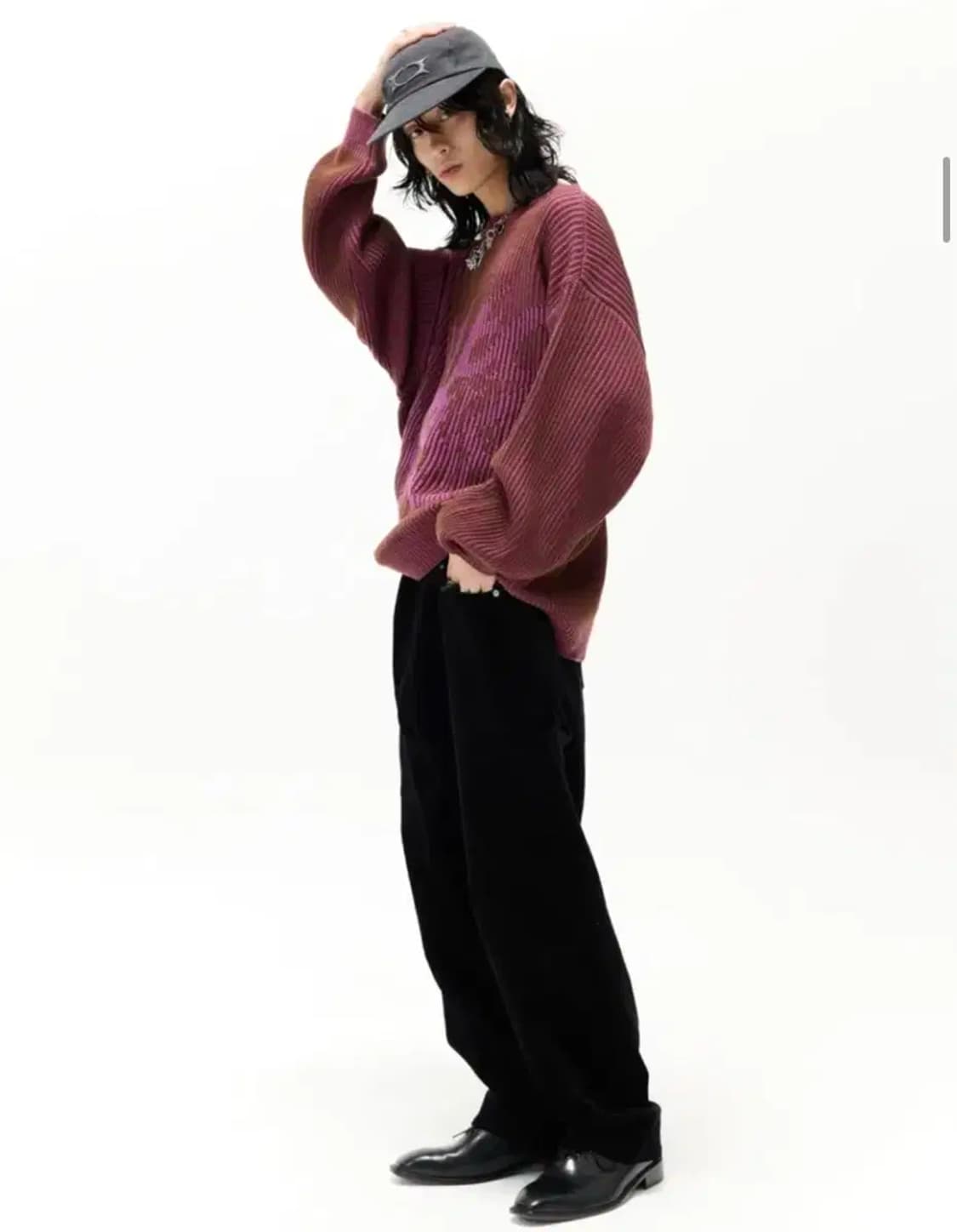 크리틱 버터플라이 니트 스웨터 브라운 M 상품이미지2