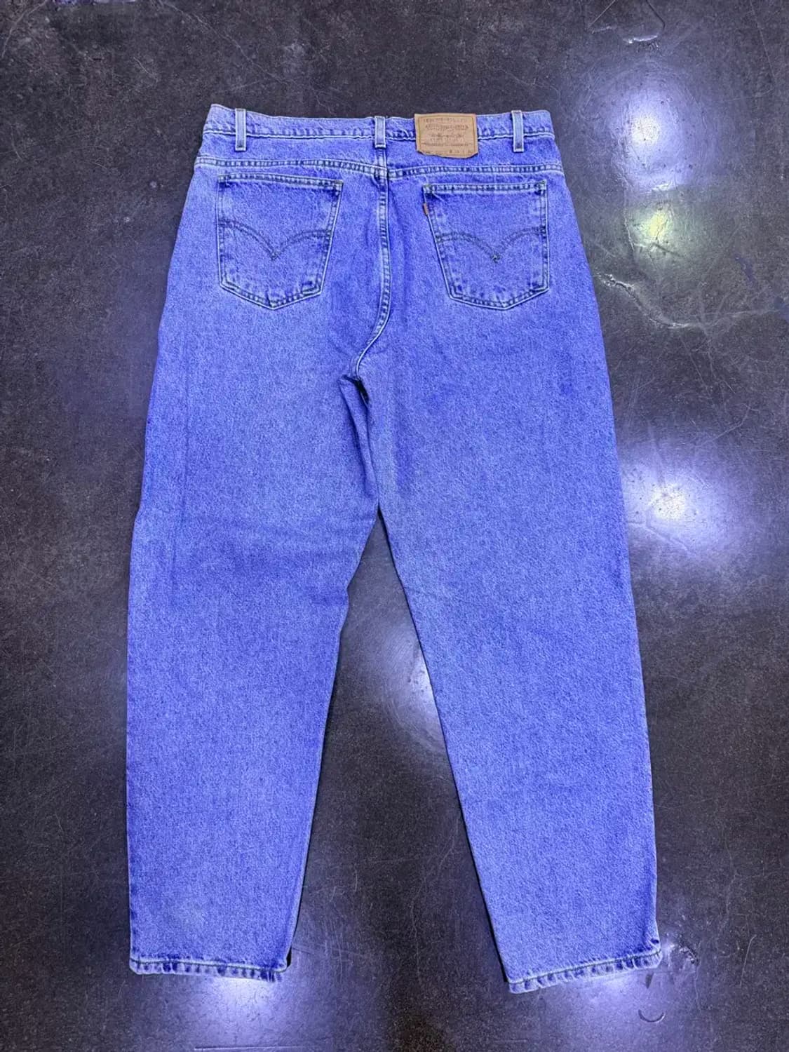 리바이스 550 90's 릴렉스핏 테이퍼드 레그 오렌지 R 데님팬츠 38 상품이미지2