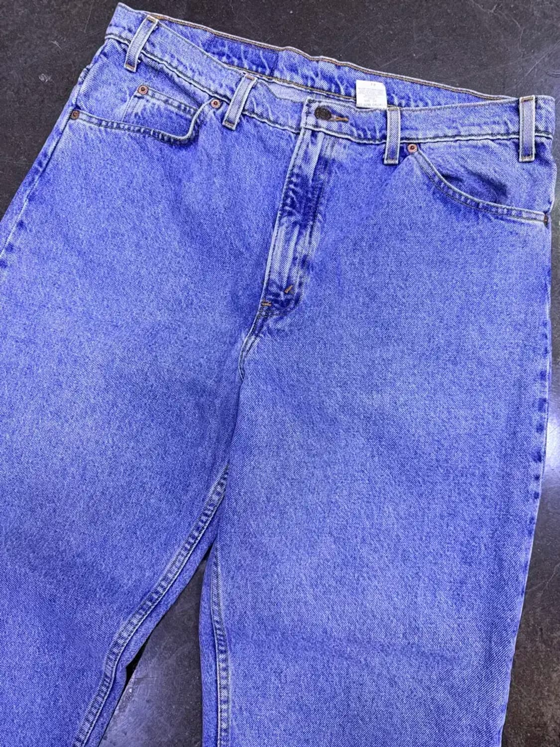 리바이스 550 90's 릴렉스핏 테이퍼드 레그 오렌지 R 데님팬츠 38 상품이미지3