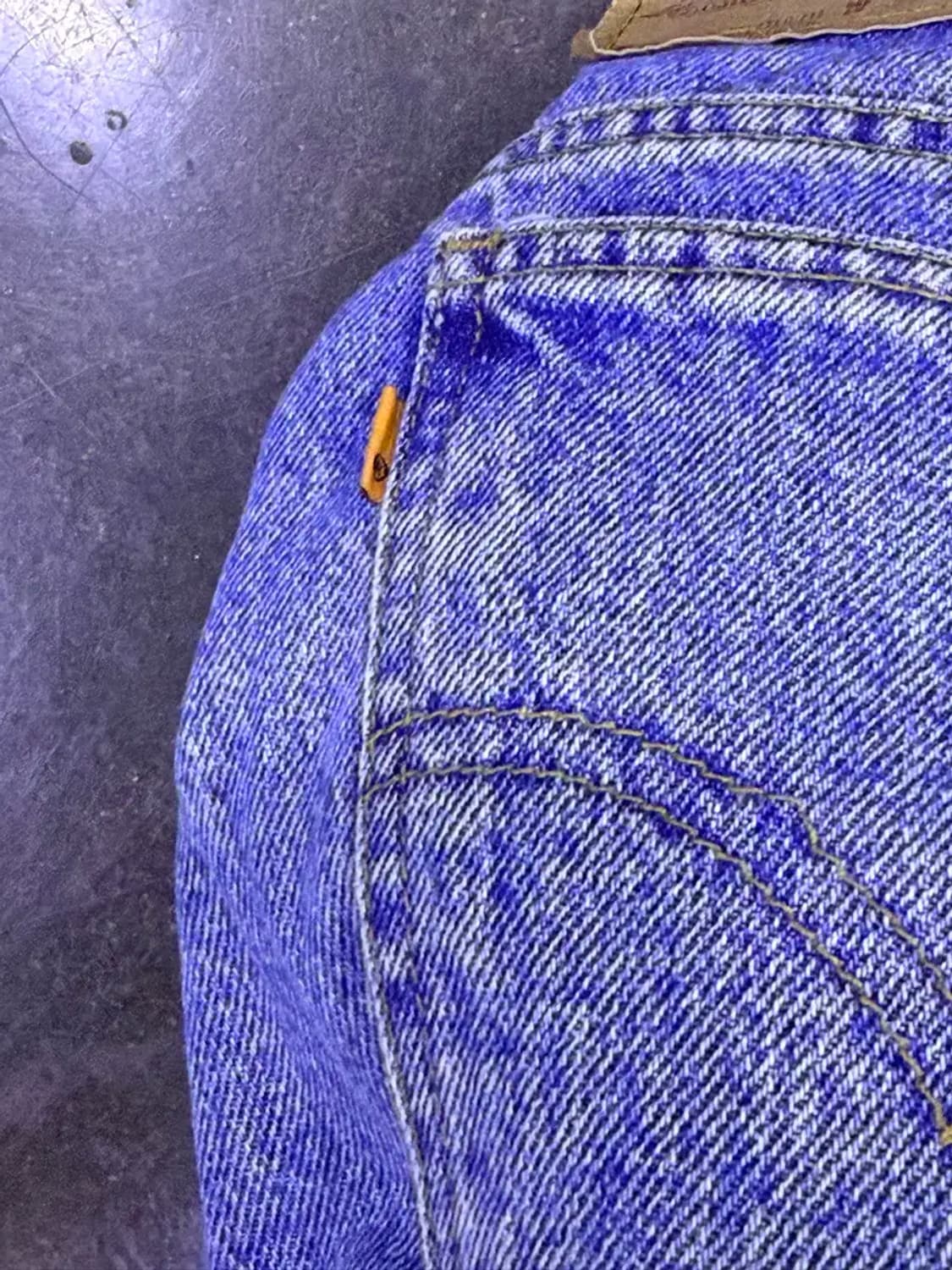 리바이스 550 90's 릴렉스핏 테이퍼드 레그 오렌지 R 데님팬츠 38 상품이미지8