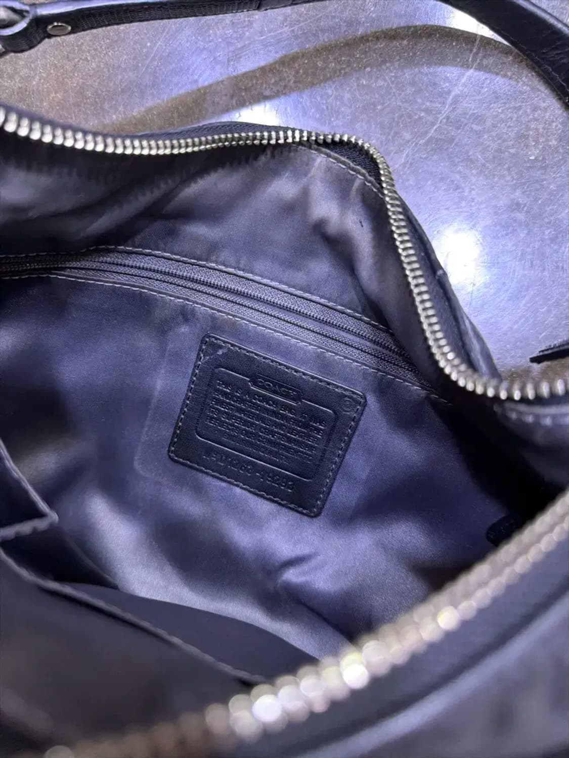 코치 크리스틴 레더 호보 숄더백 상품이미지7