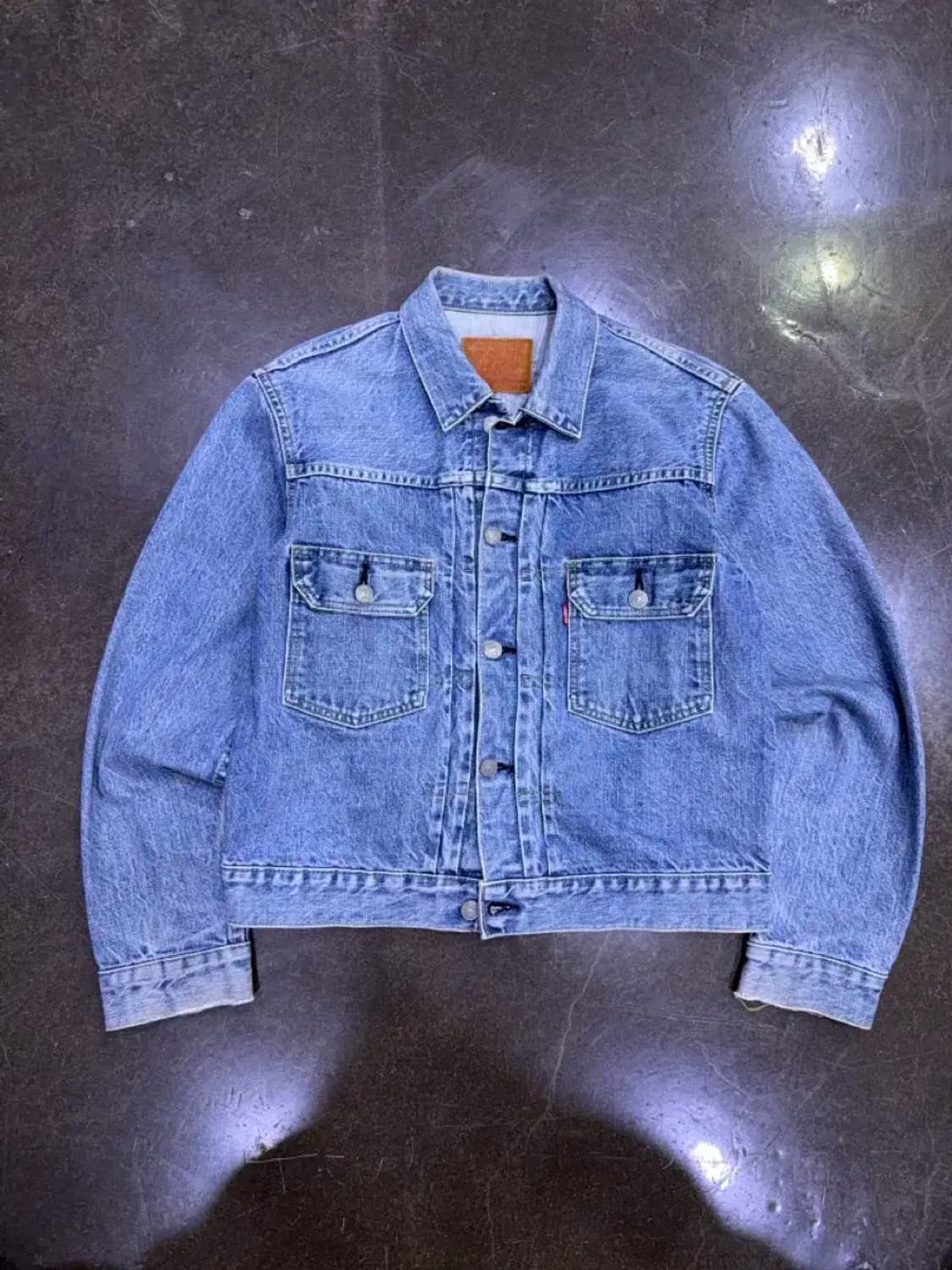 리바이스 LVC 71507XX 2nd 빅E 셀비지 데님자켓 38 상품이미지1