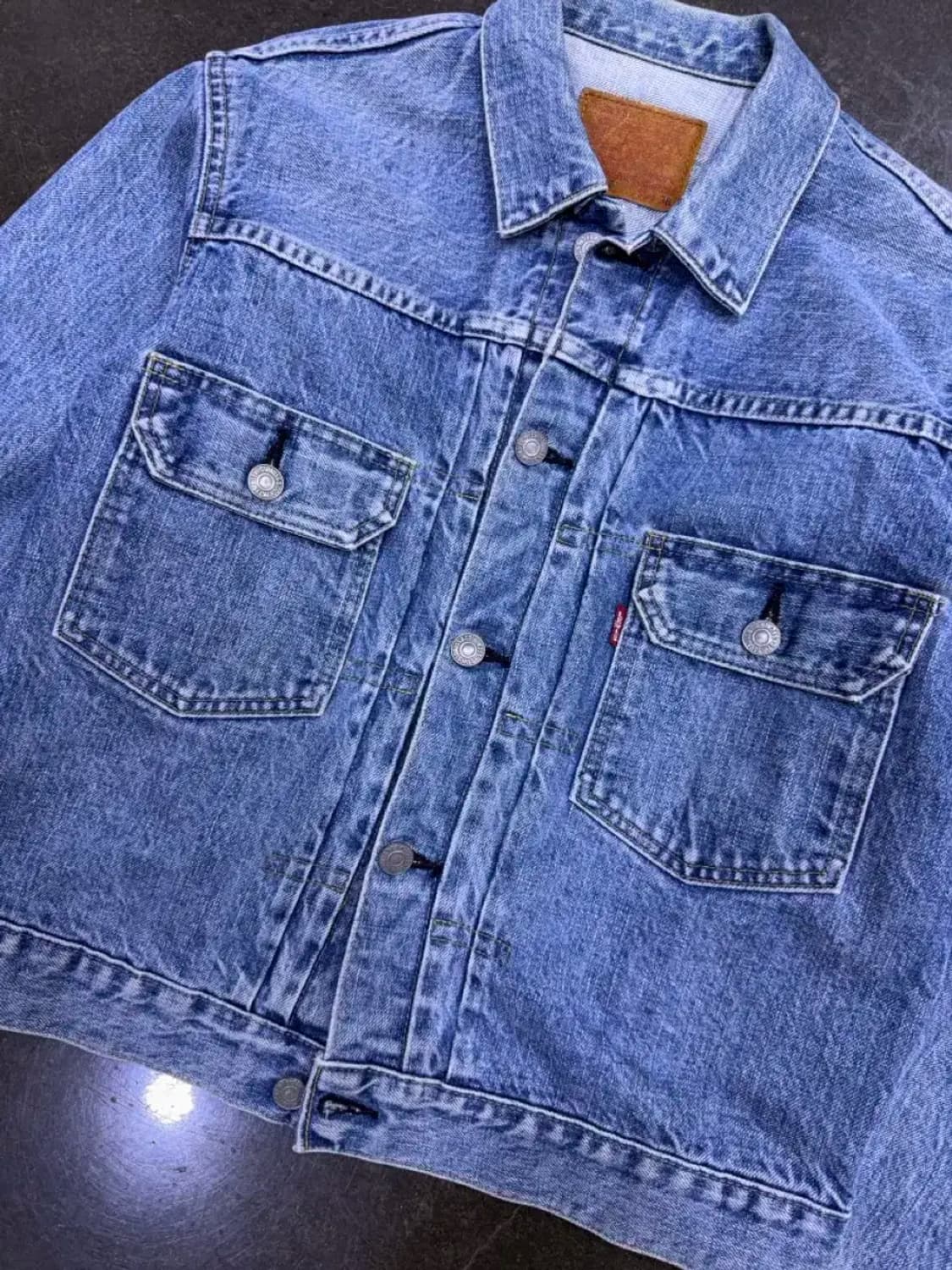 리바이스 LVC 71507XX 2nd 빅E 셀비지 데님자켓 38 상품이미지4