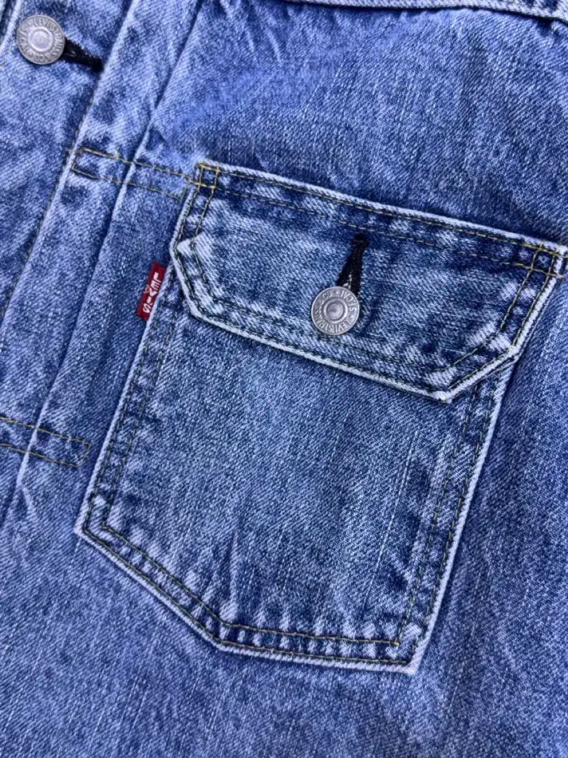 리바이스 LVC 71507XX 2nd 빅E 셀비지 데님자켓 38 상품이미지5