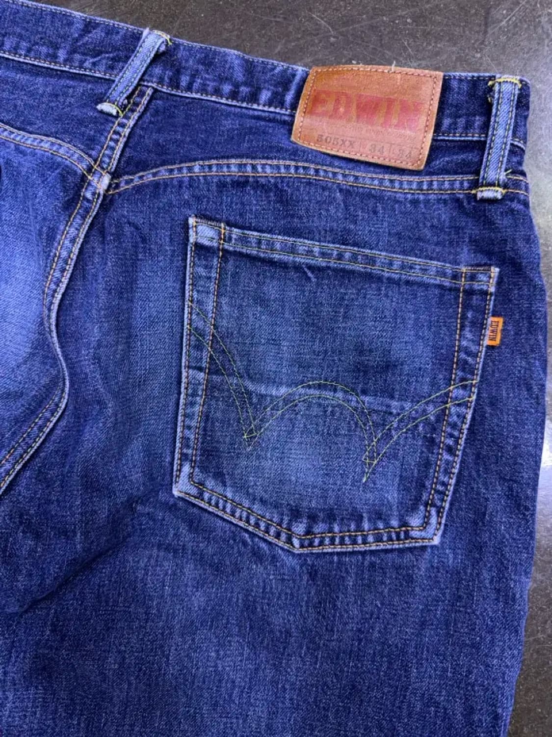 에드윈 505XX 재팬 스트레이트핏 빈티지 워싱 데님팬츠 34 상품이미지7