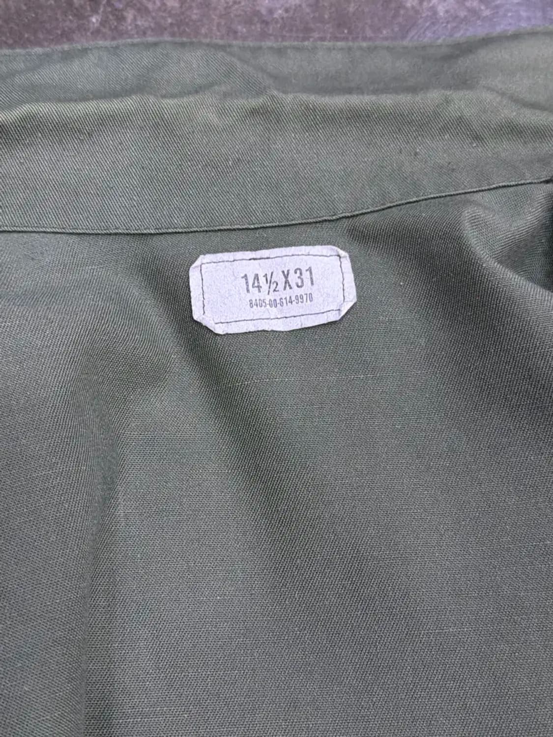 미공군 OG-507 유틸리티 패치 셔츠 Seebees 14.5 x31 상품이미지10