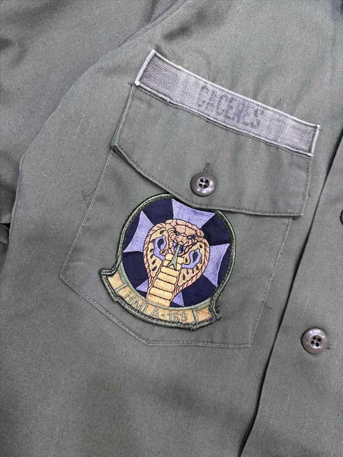 미공군 OG-507 유틸리티 패치 셔츠 Seebees 14.5 x31 상품이미지5